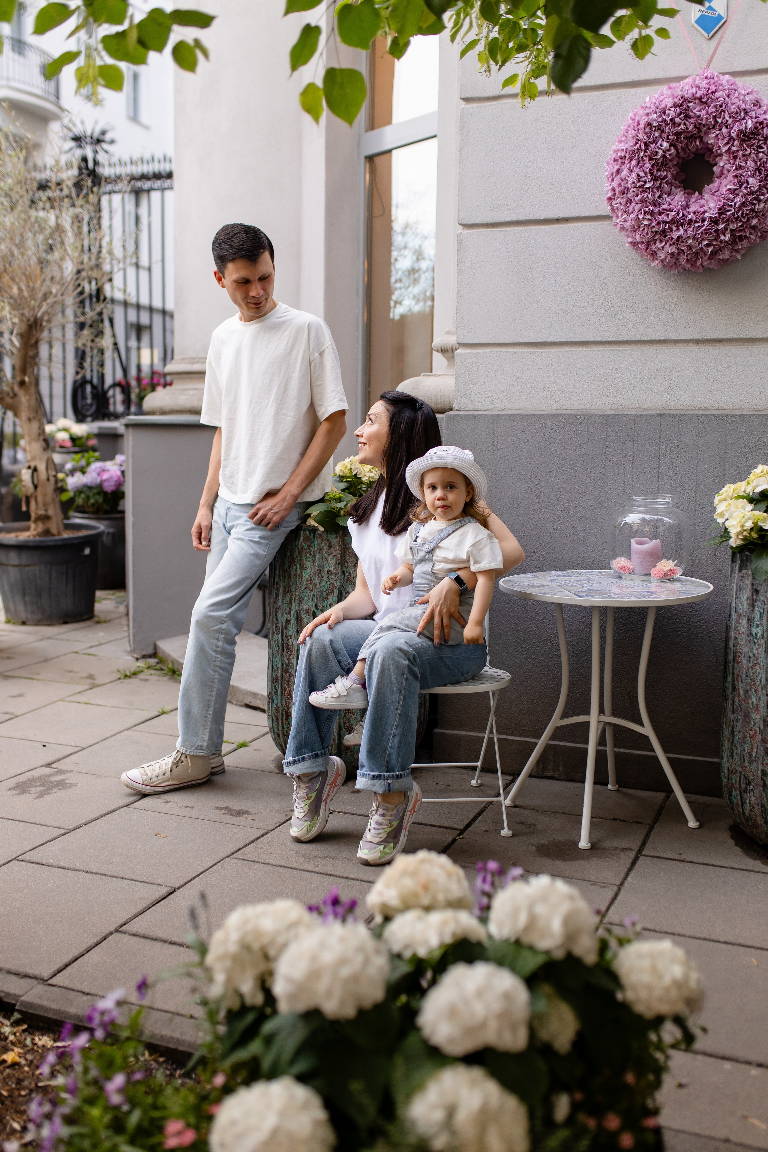 Денис+Настя+Єва. Весільний, сімейний фотограф Варшава
