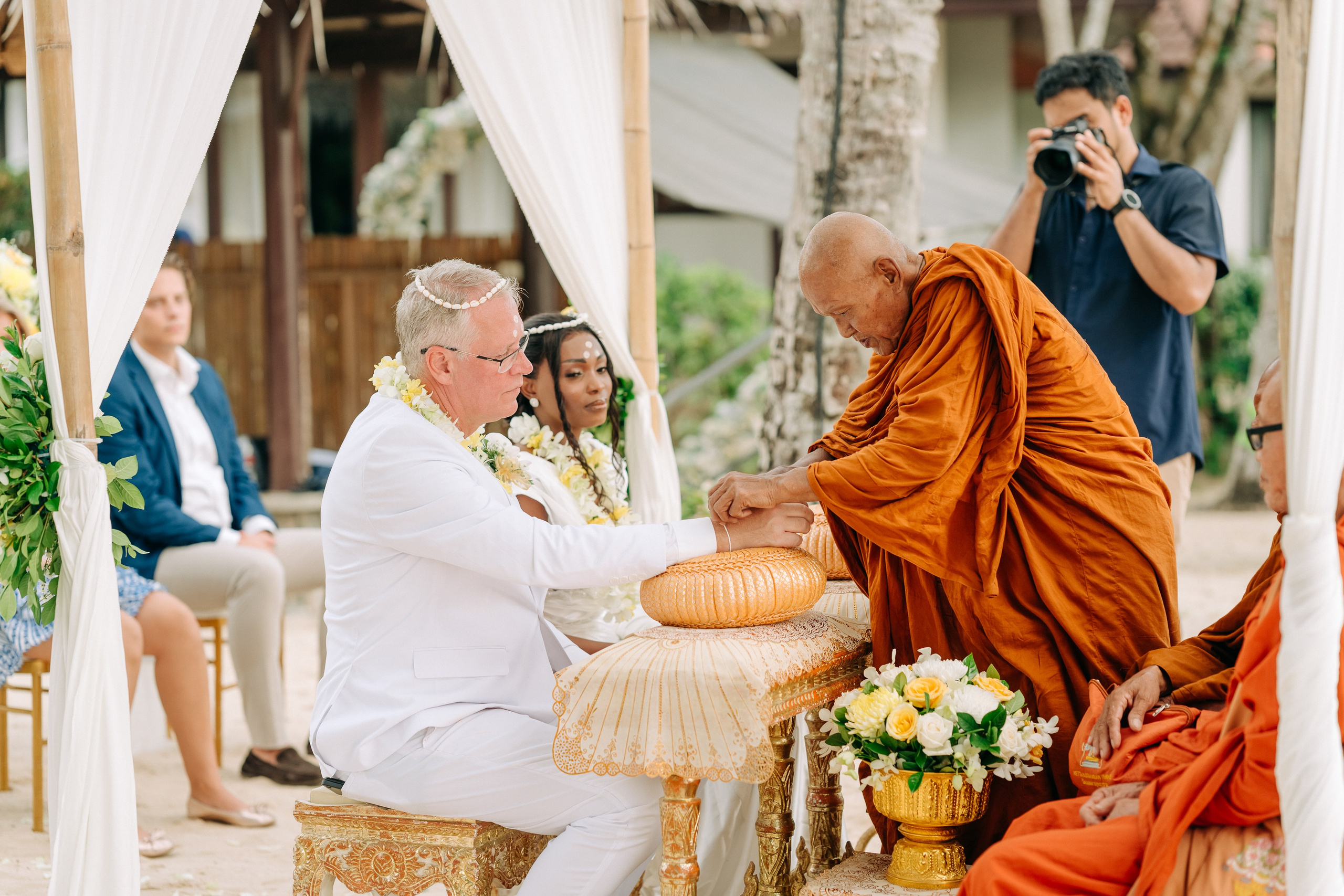 GRACE & MARTIN. Буддийская свадебная церемония на Самуи, Таиланд