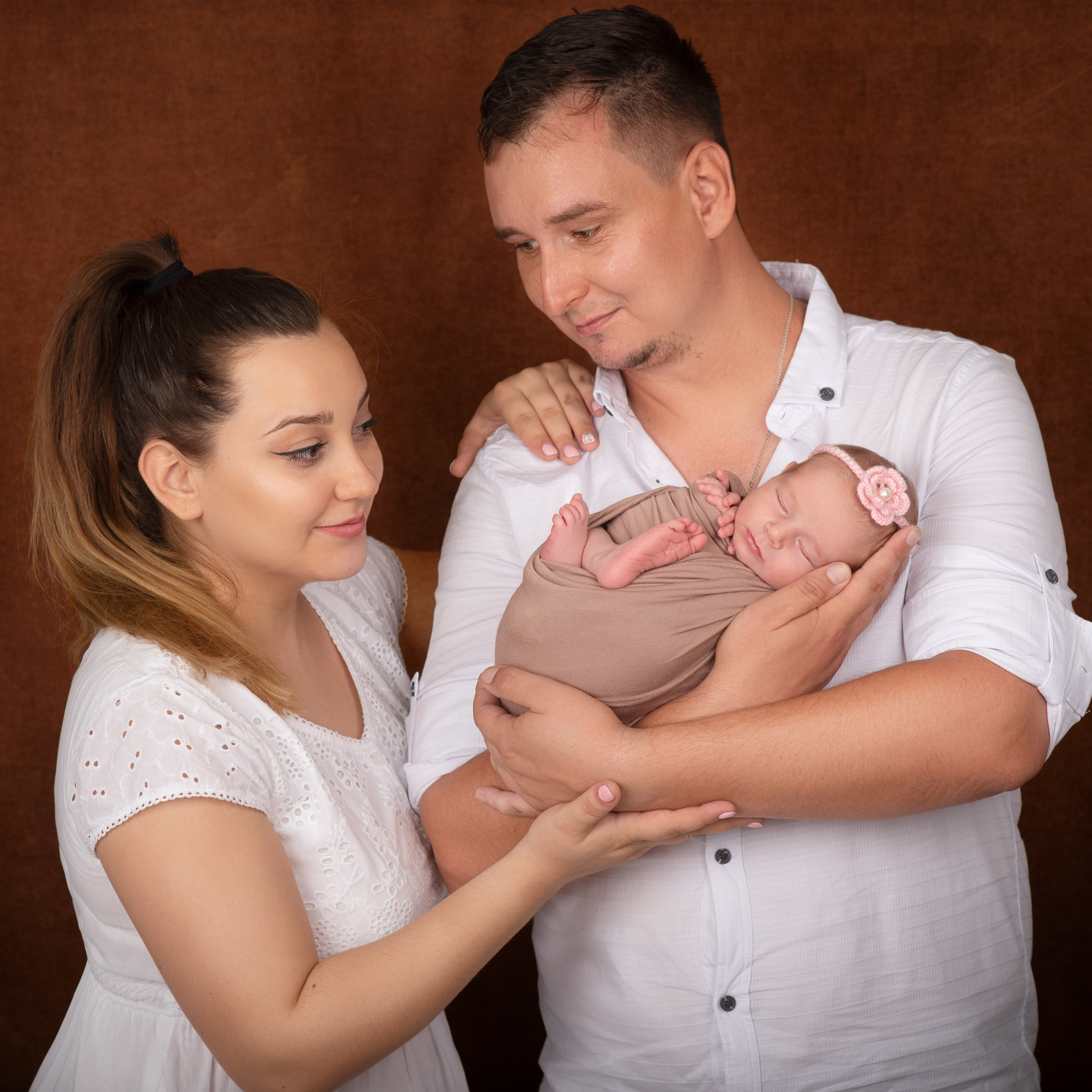 Нежная newborn фотосессия. Семейный и детский фотограф в Ташкенте Луиза