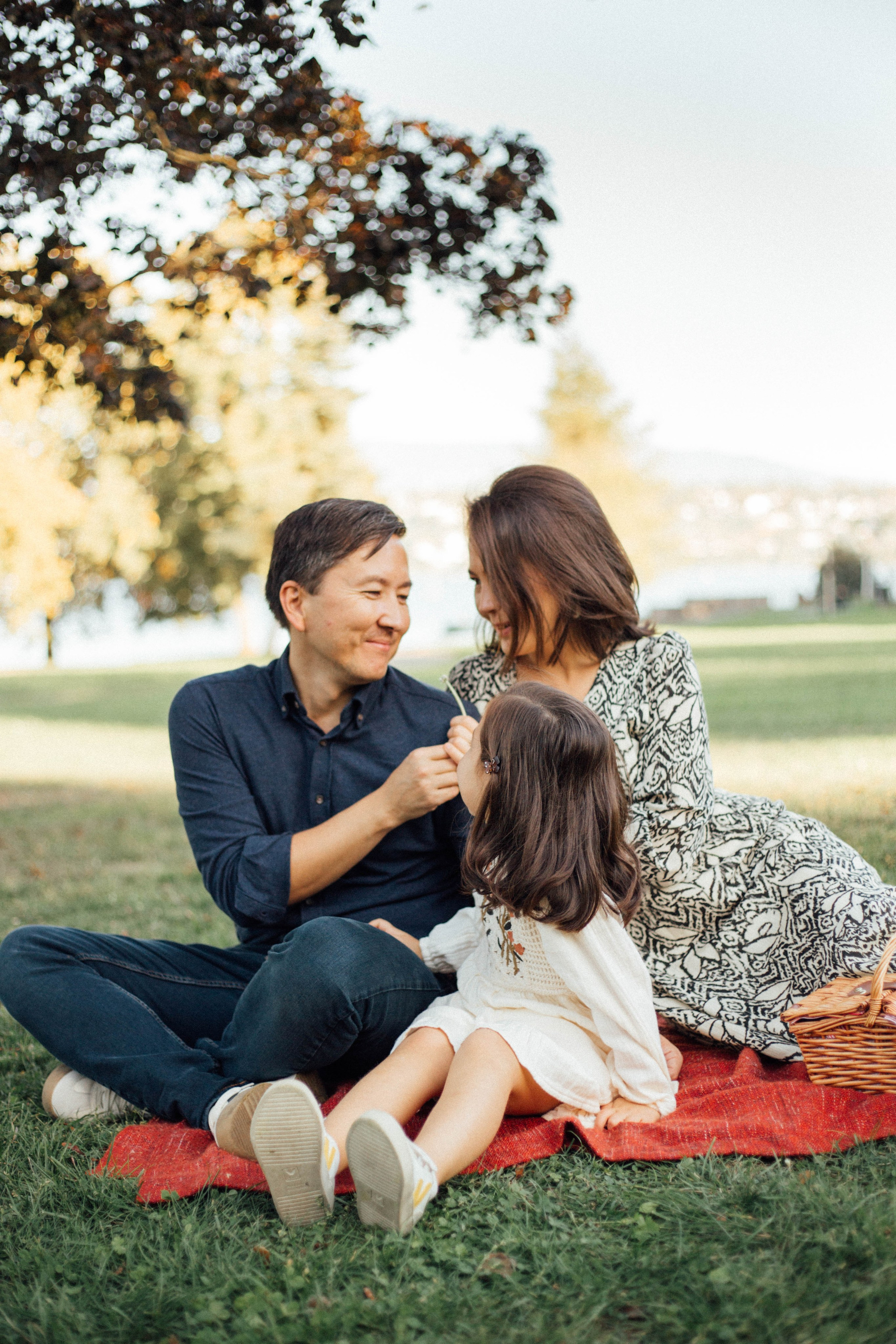 Ainura family. Portrait and family photographer Lausanne, Geneva, and Montreux
