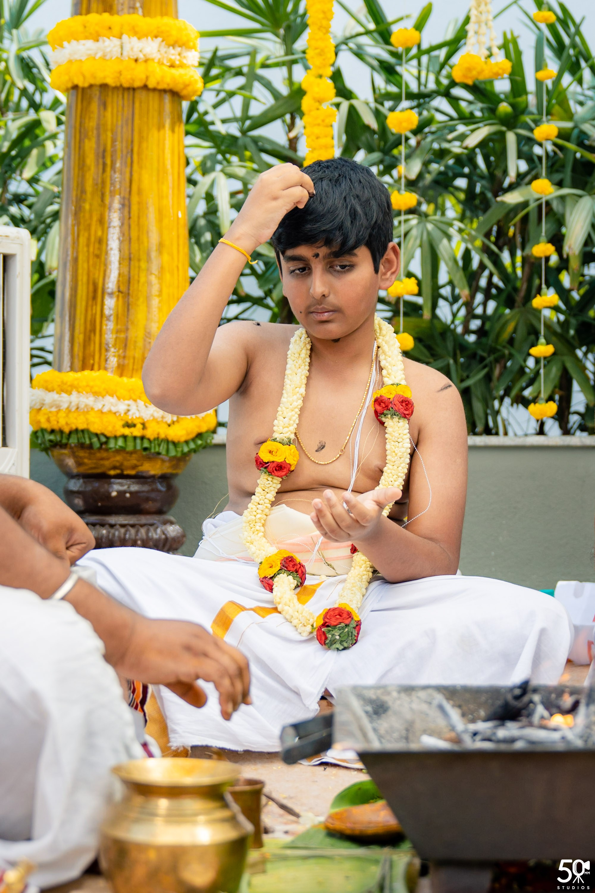 SANJAY AND SAKETH UPANAYANA. 50mm STUDIOS