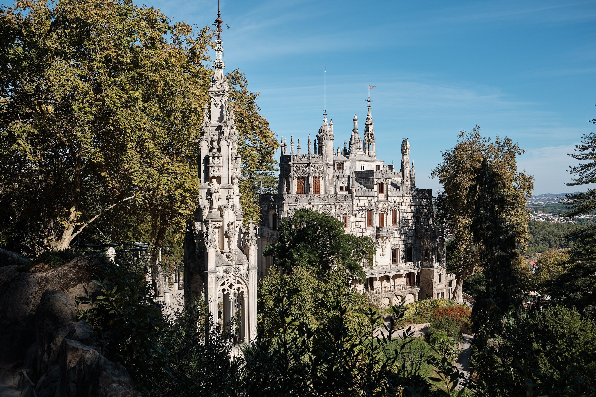 Quinta da Regaleira, Sintra, Portugalia. Pagina principală