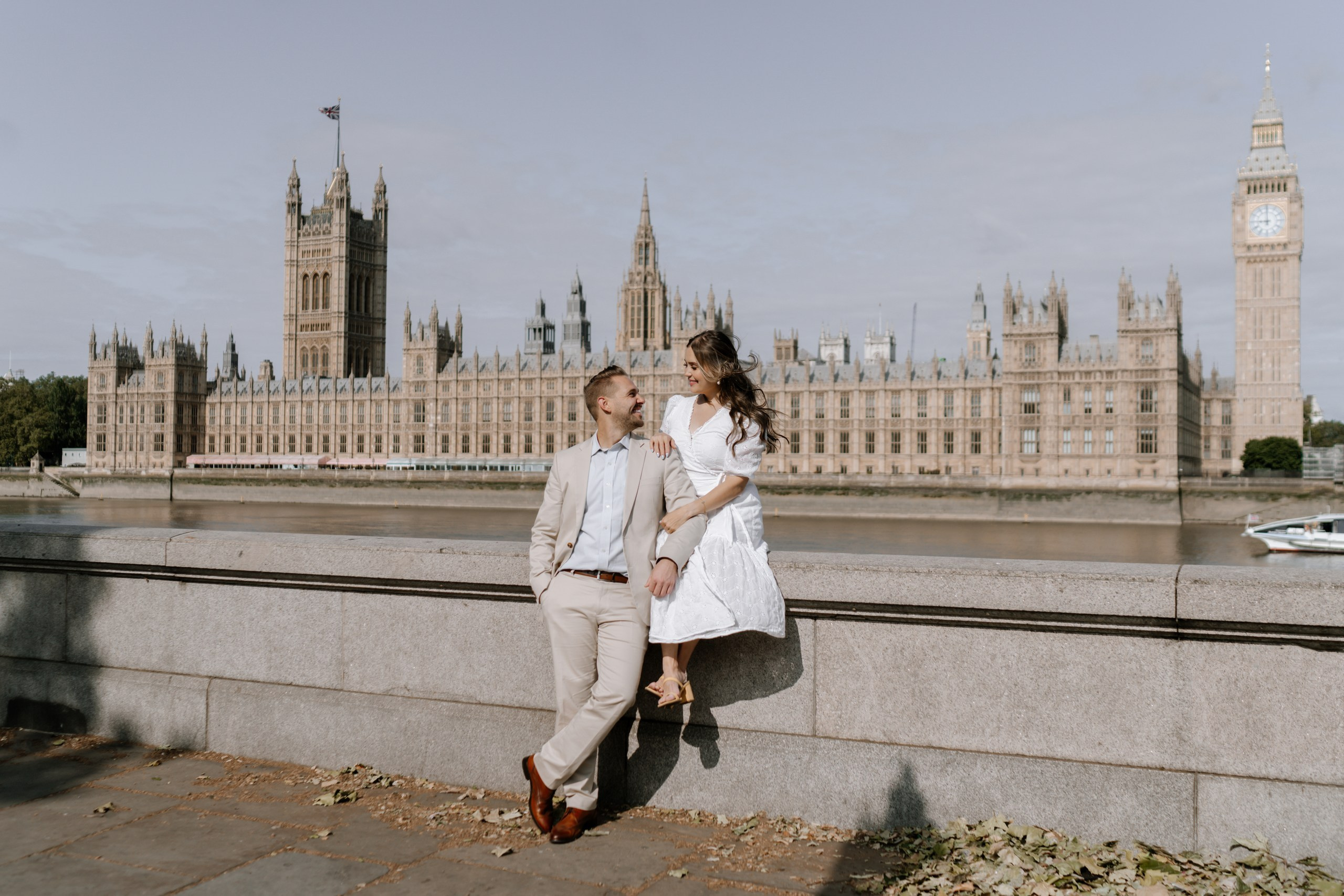 Engagement session in Westminster. London portrait and family photographer