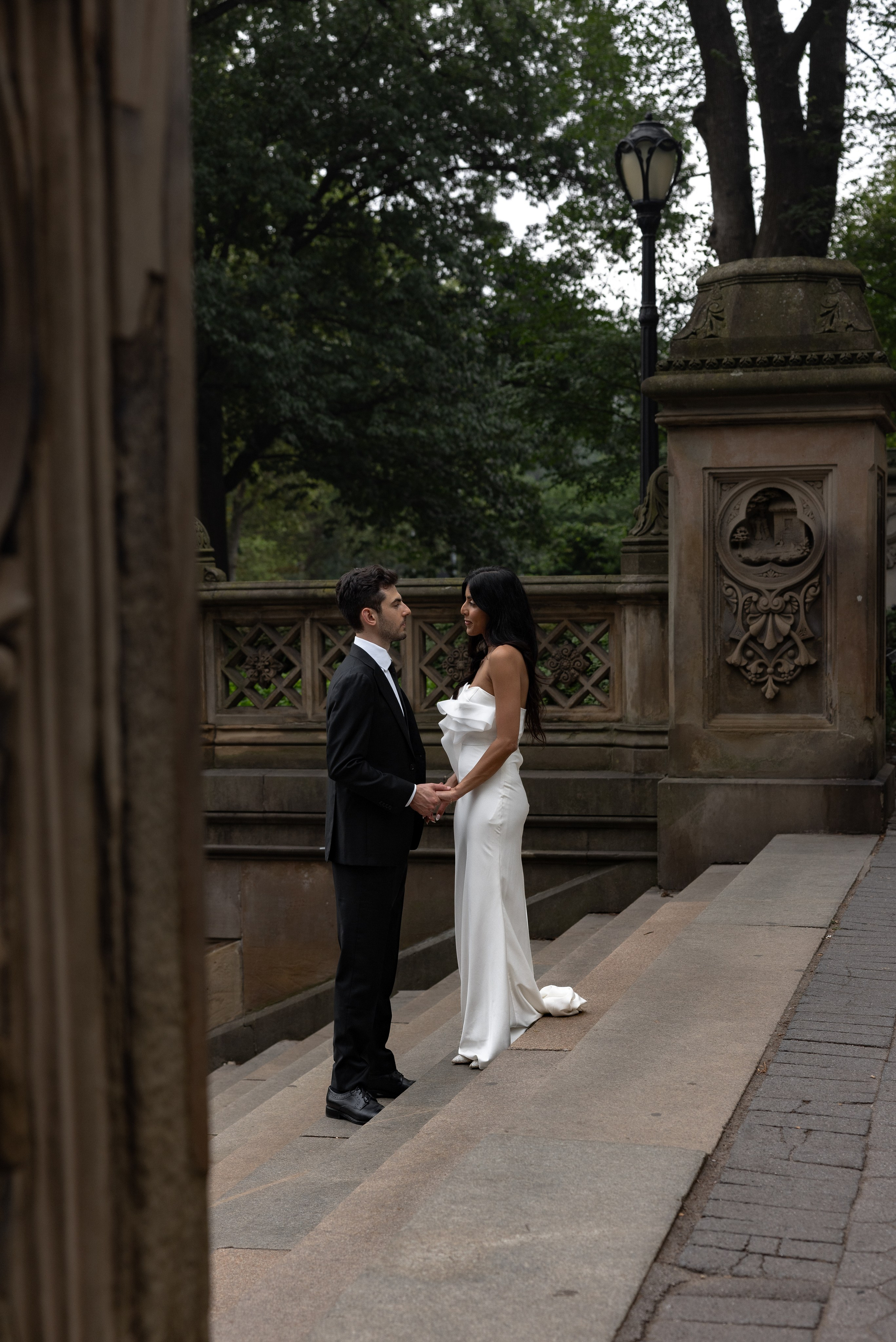 Engagement in Central Park. Photographer Anastasia Nagibina