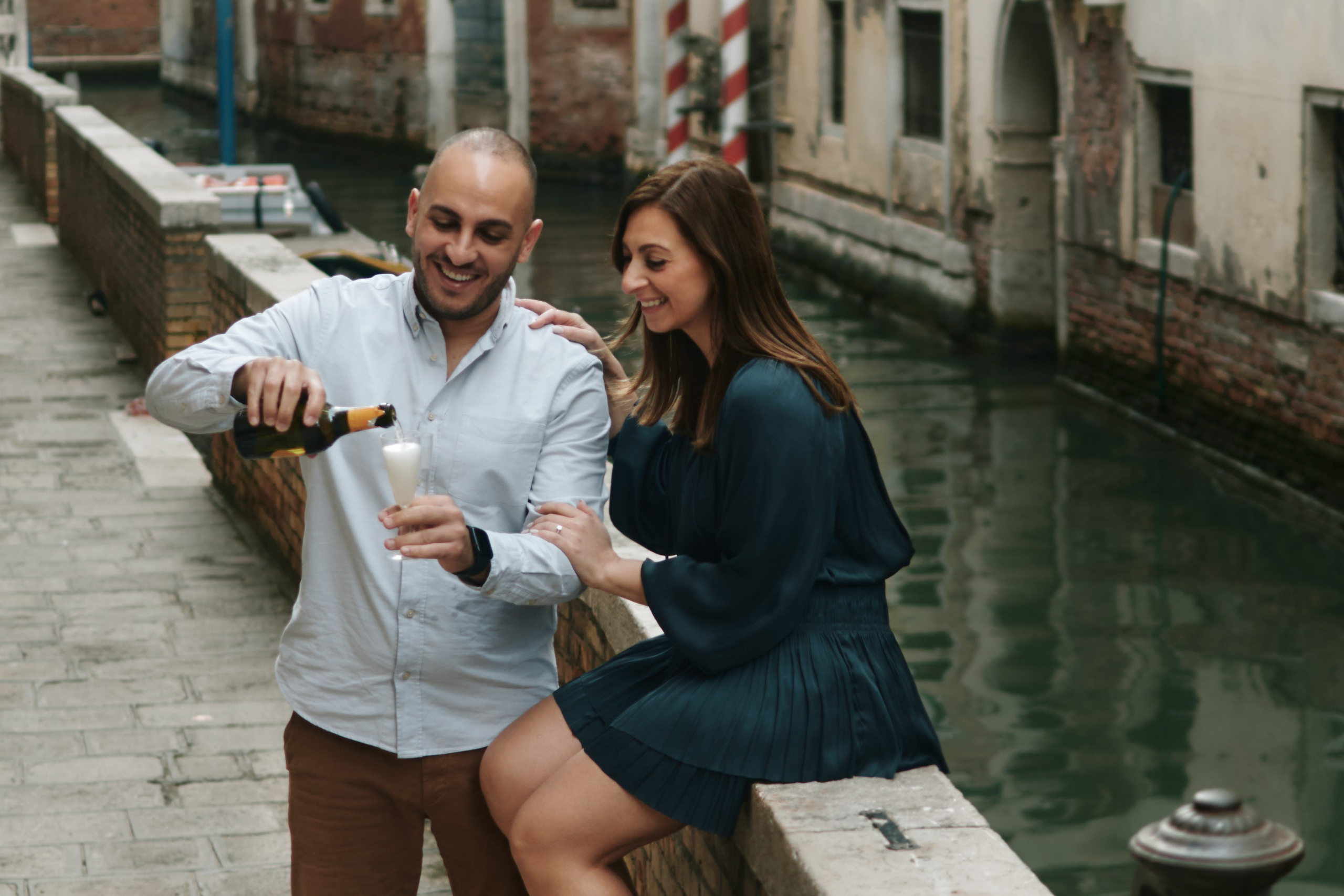Morning engagement photoshoot in Venice. Фотограф в Венеции, Италия. Зотова Яна