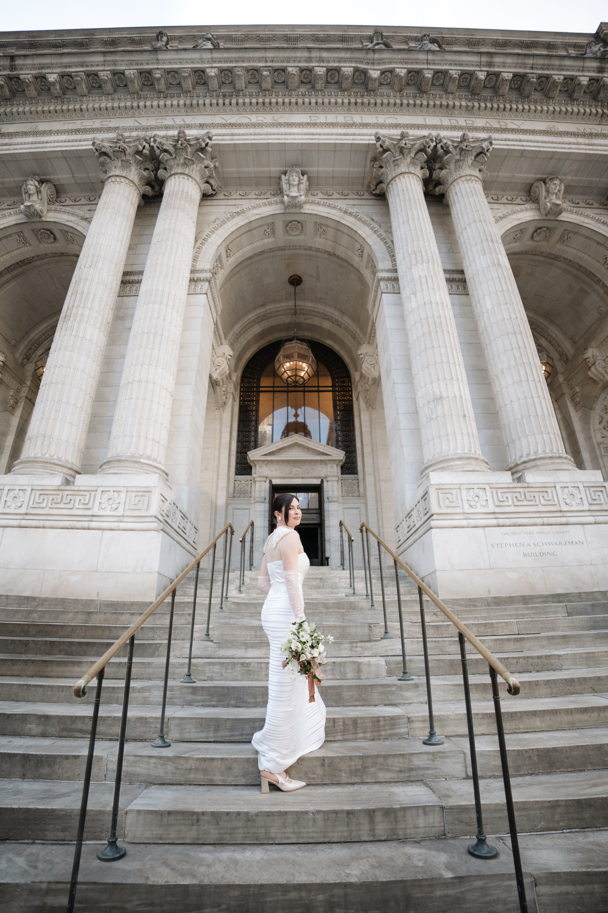 Lily as a bride. Portrait and wedding photographer in New York