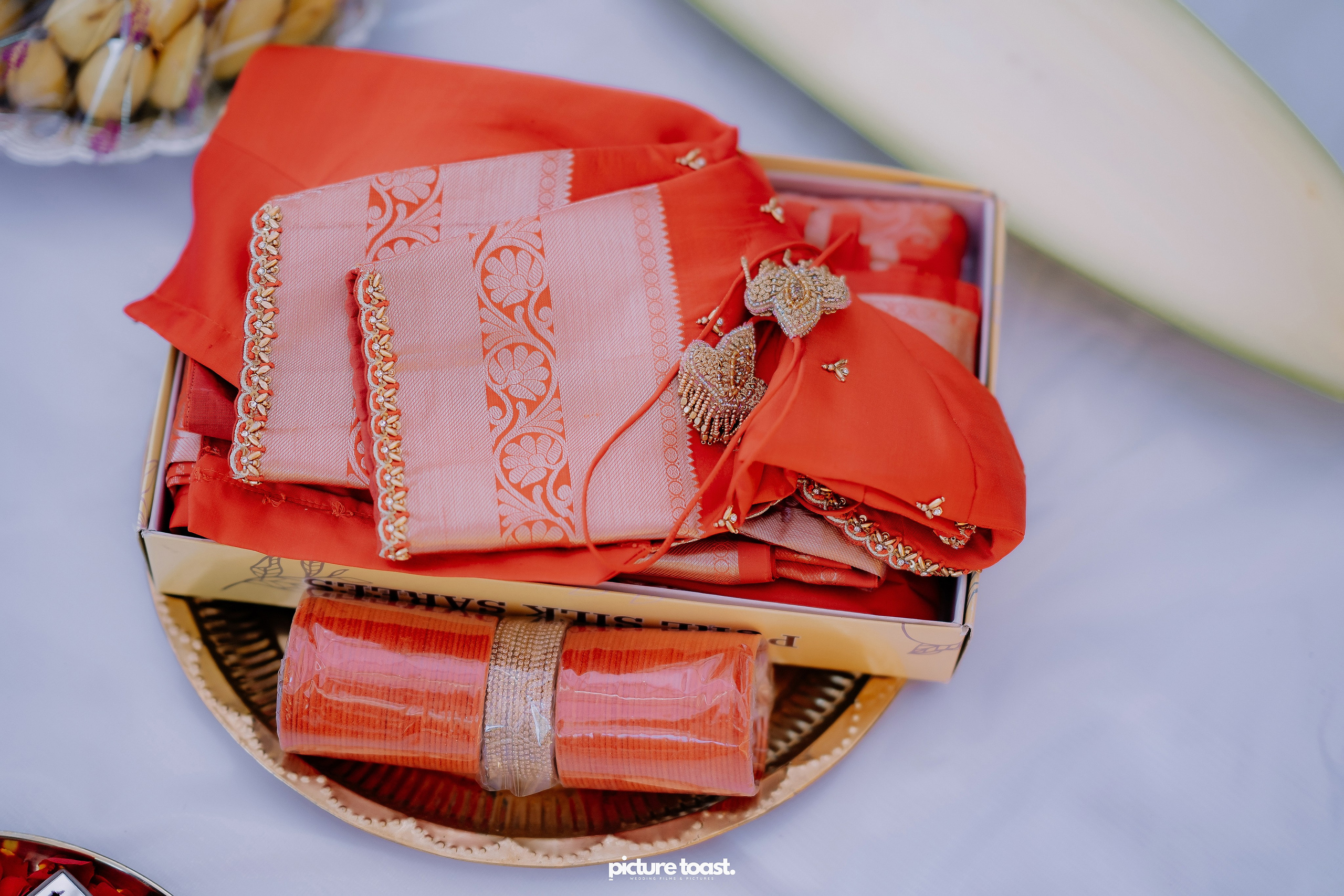 Wrapped in love and tradition. Fine art Wedding Photographers in India & Canada