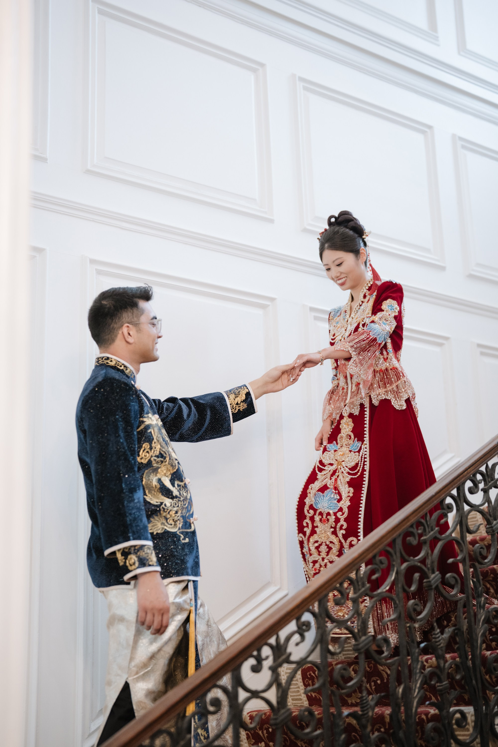 A stunning wedding with Asian style. Portrait and wedding photographer in New York
