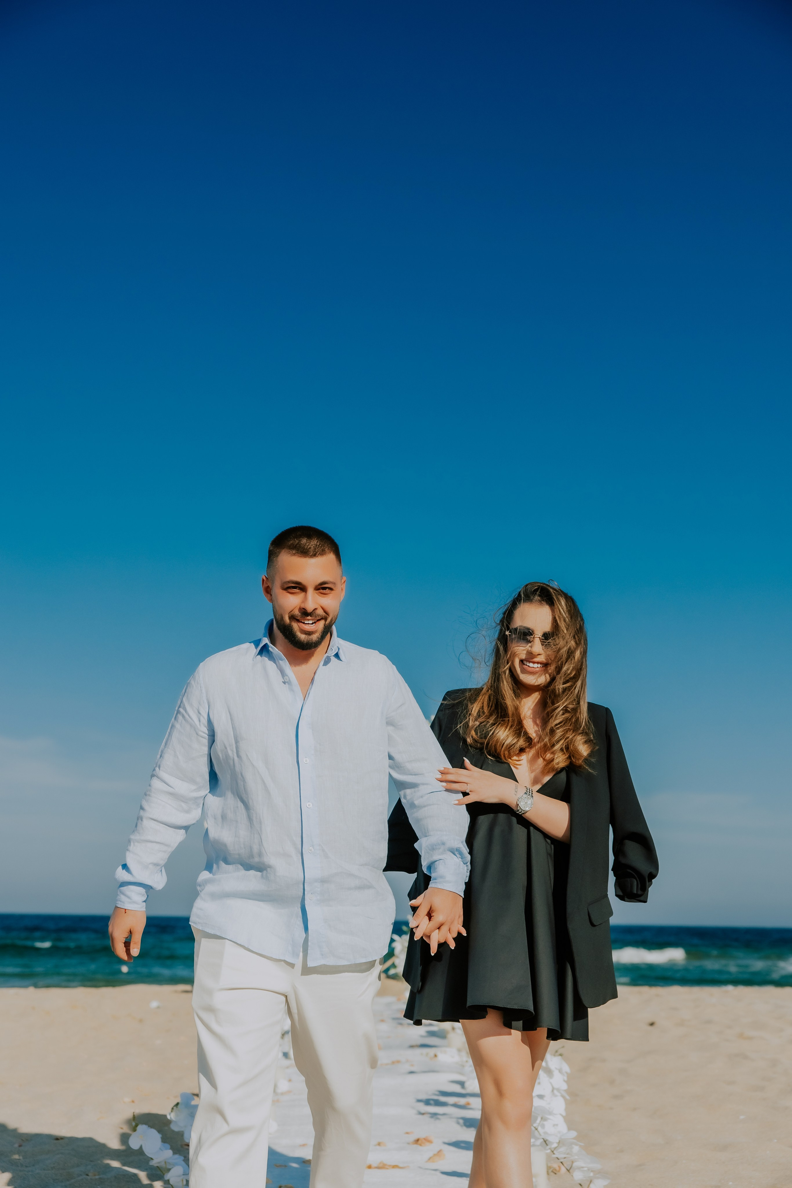 Годеж на плажа. Фотограф Ирина Йотова