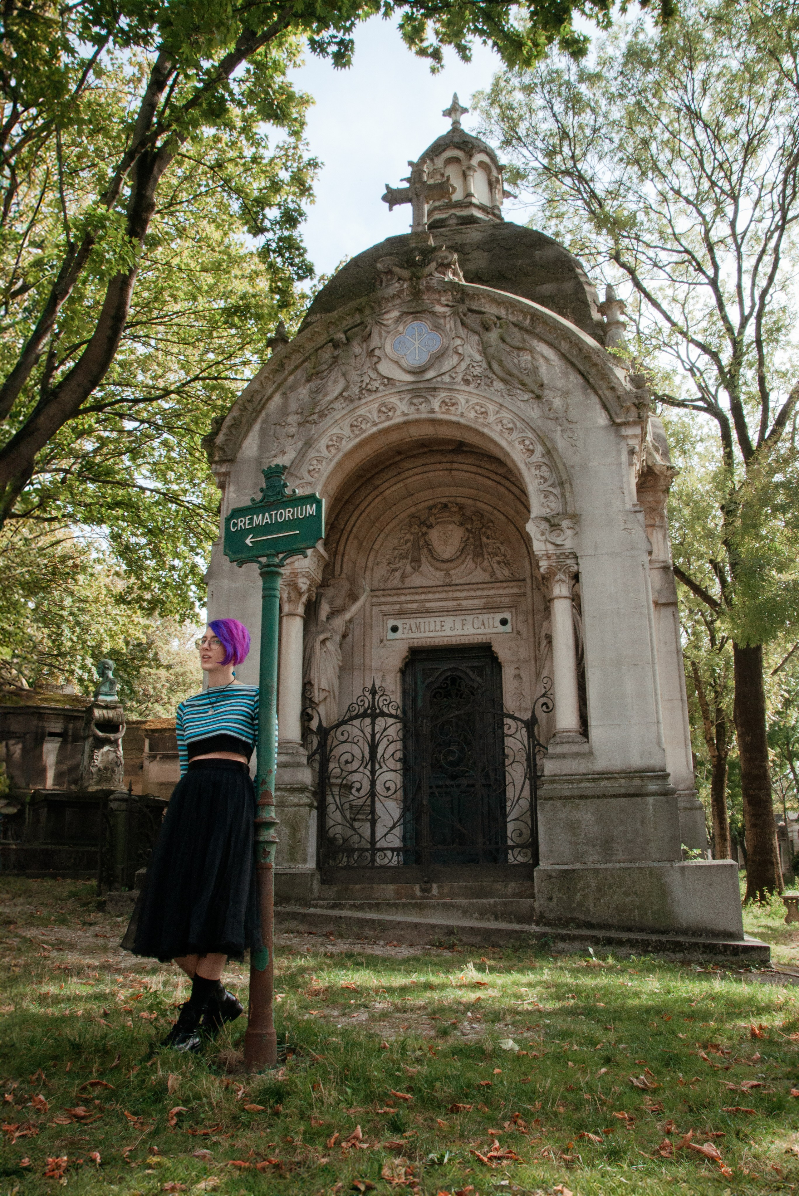 Фотосессия на Пер-Лашез. Фотограф в Париже Полина Осипова