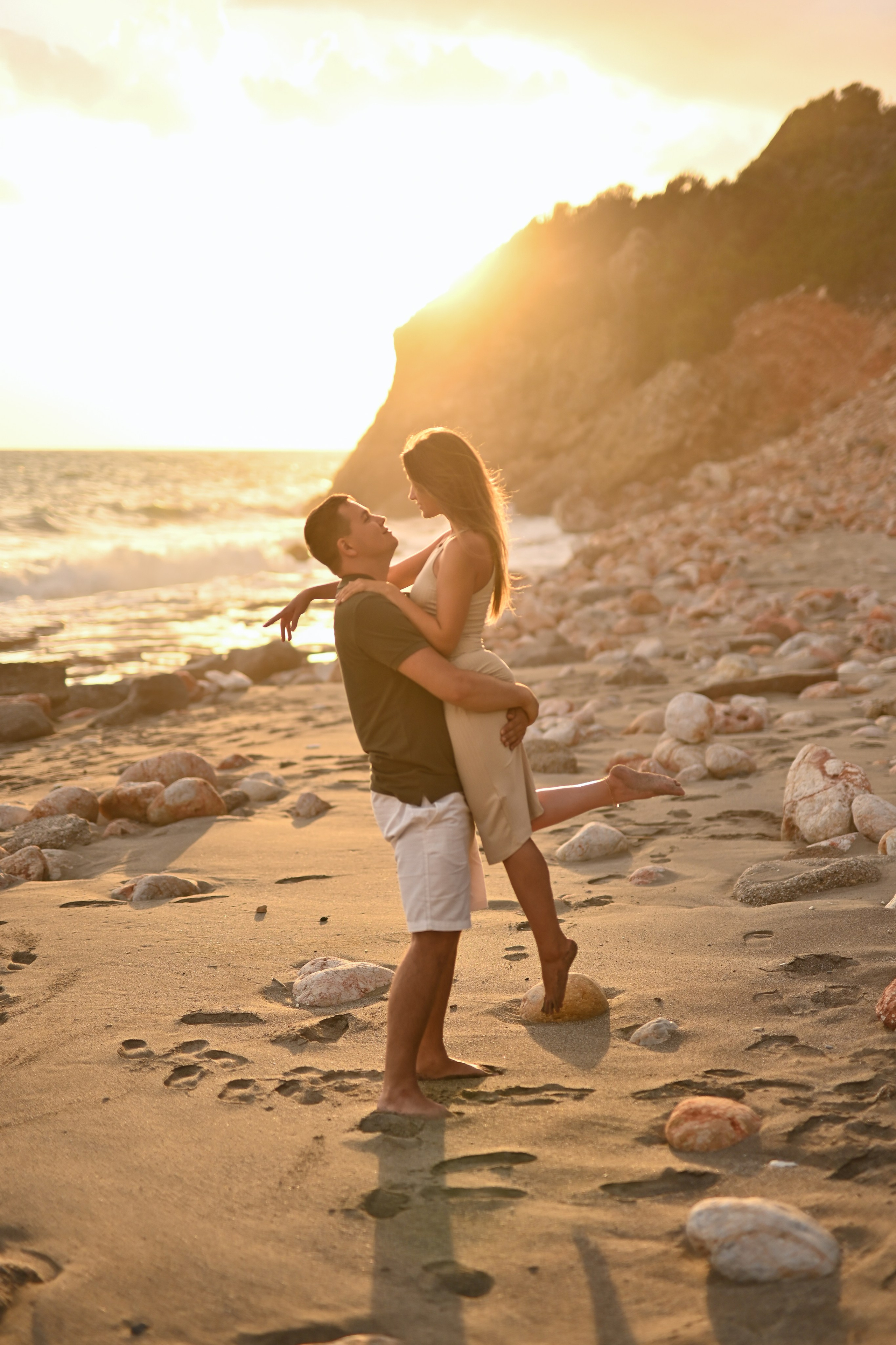 Семейная съемка на пляже Улаш. Фотограф в Алании (Аланье), Сиде, Манавгате. Турция