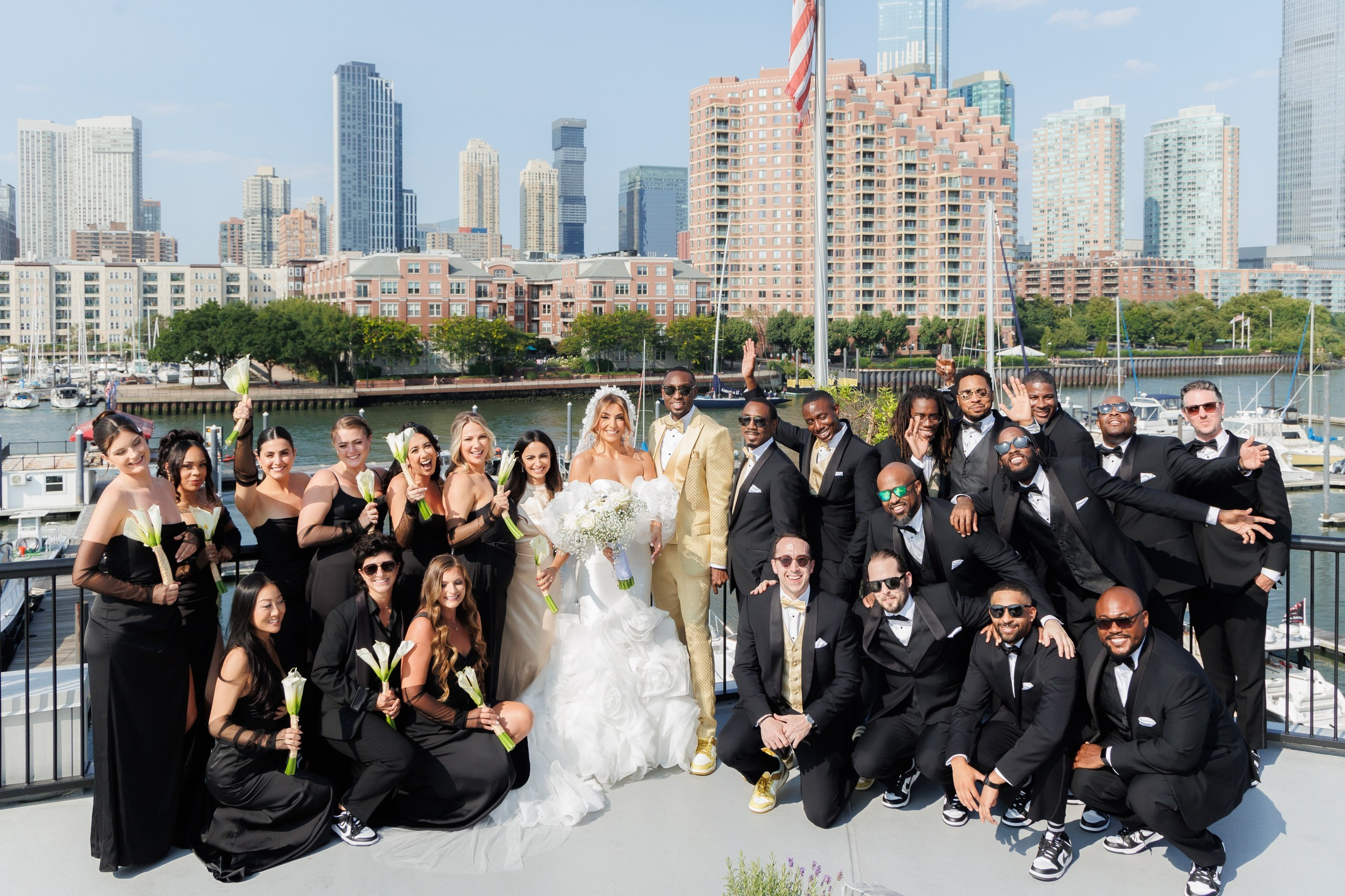 Briana & Kefim, Maritime Pars, Jersey City, NJ. Wedding Photo & Video