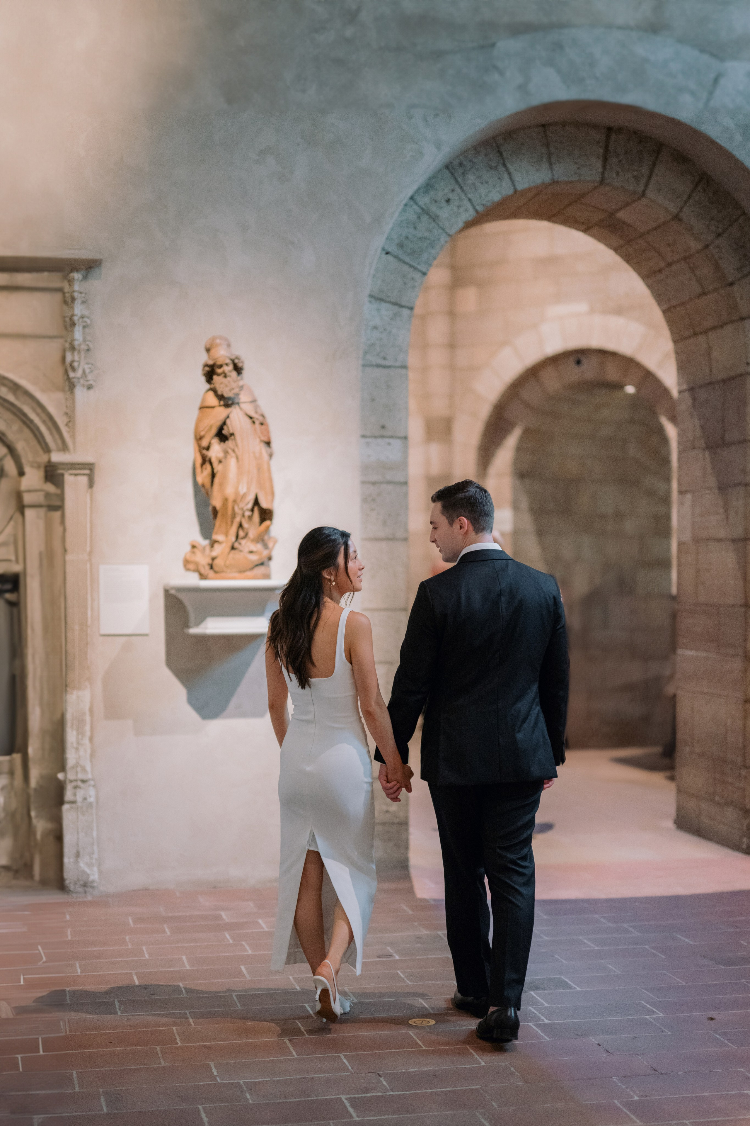 Jennifer & John. Engagement Photoshoot at The Cloisters, Fort Tryon Park