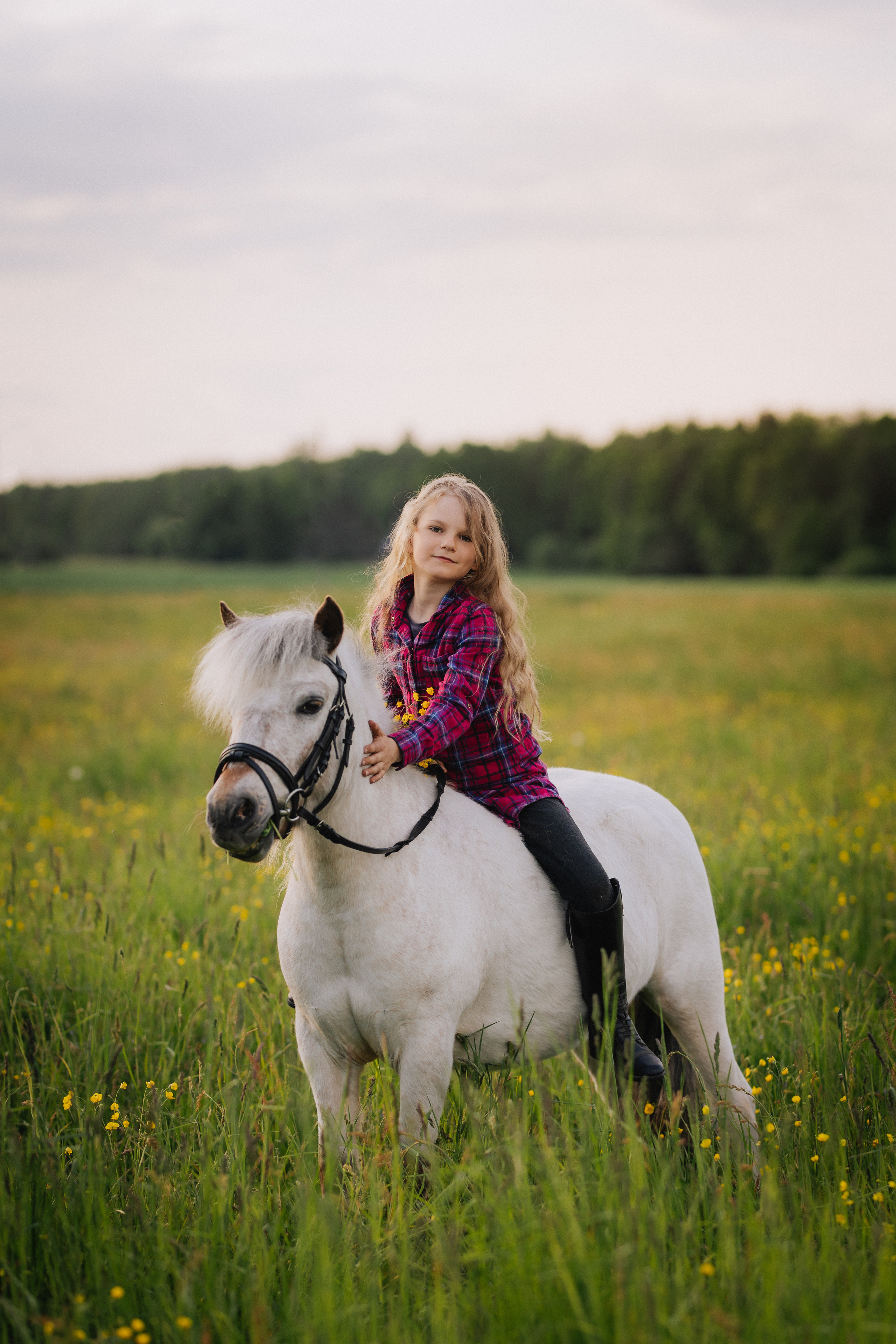 Vaikų fotosesija su poniu Marijampolėje