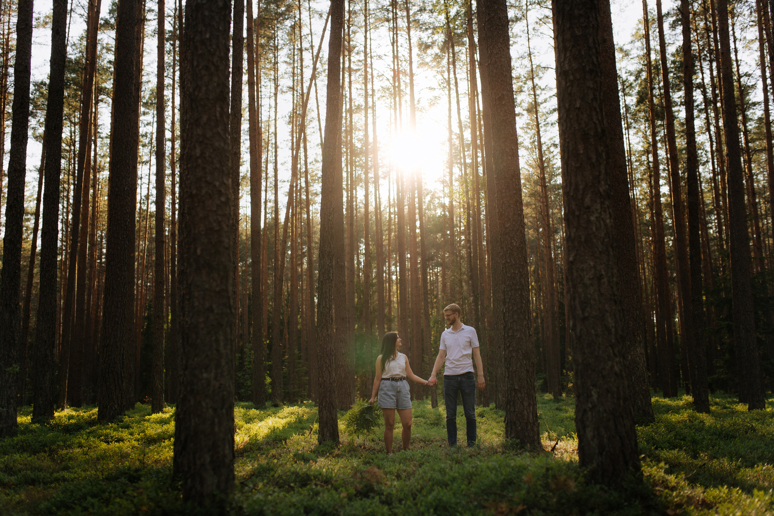 Priešvestuvinė fotosesija Kazlų Rūdos miškuose