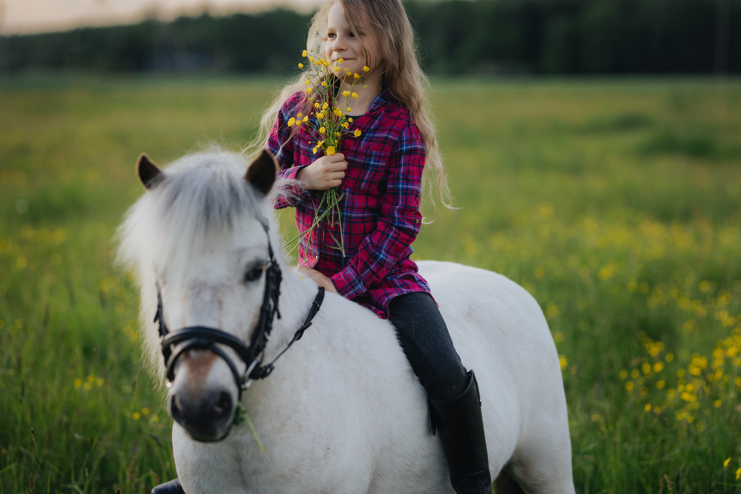 Vaikų fotosesija su poniu Marijampolėje