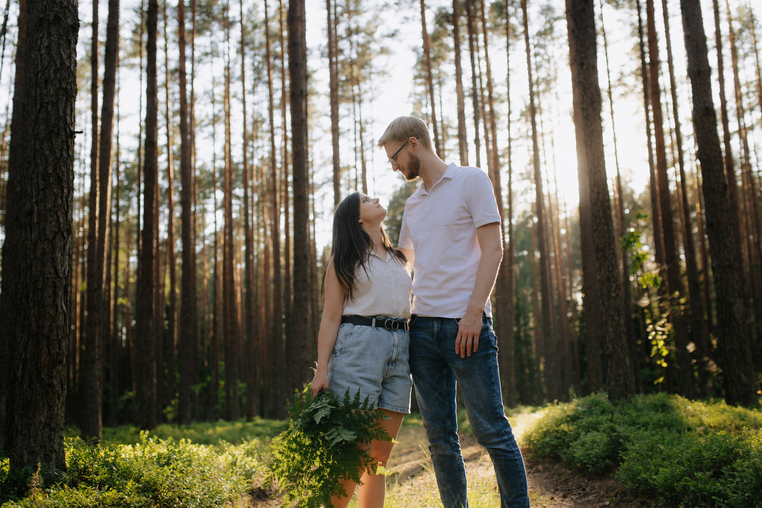 Priešvestuvinė fotosesija Kazlų Rūdos miškuose