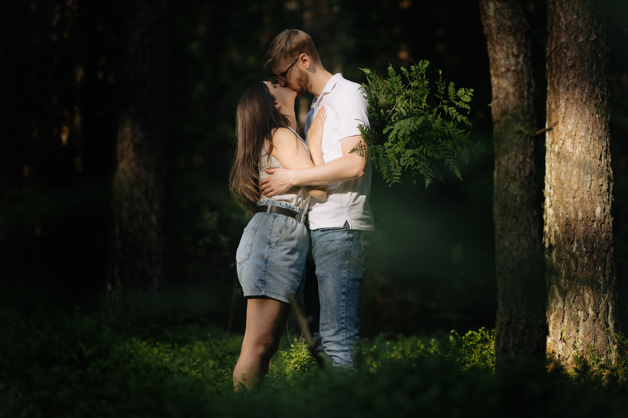 Priešvestuvinė fotosesija Kazlų Rūdos miškuose