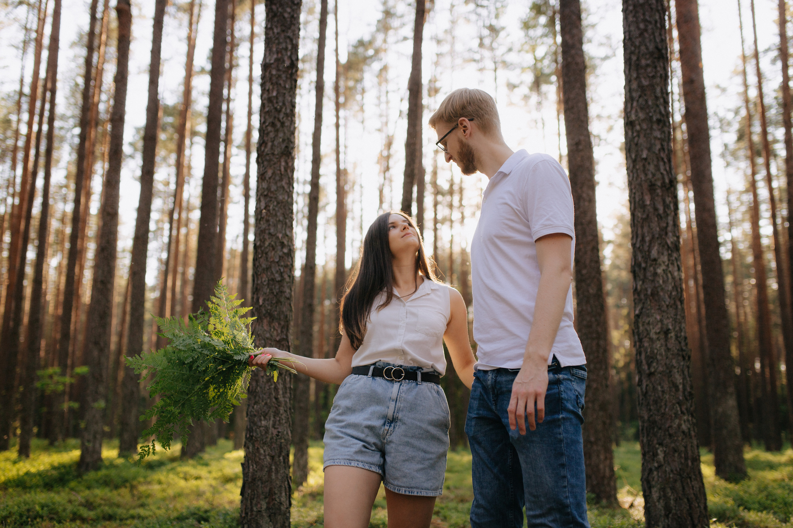 Priešvestuvinė fotosesija Kazlų Rūdos miškuose