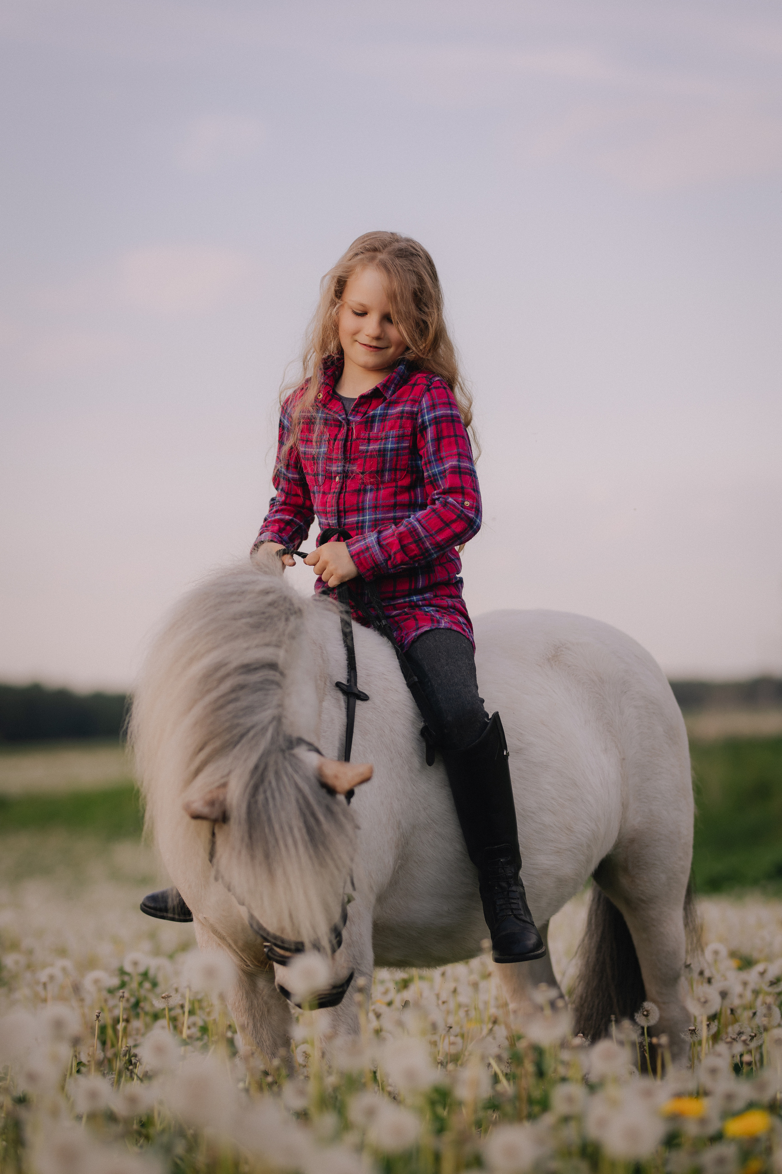 Vaikų fotosesija su poniu Marijampolėje