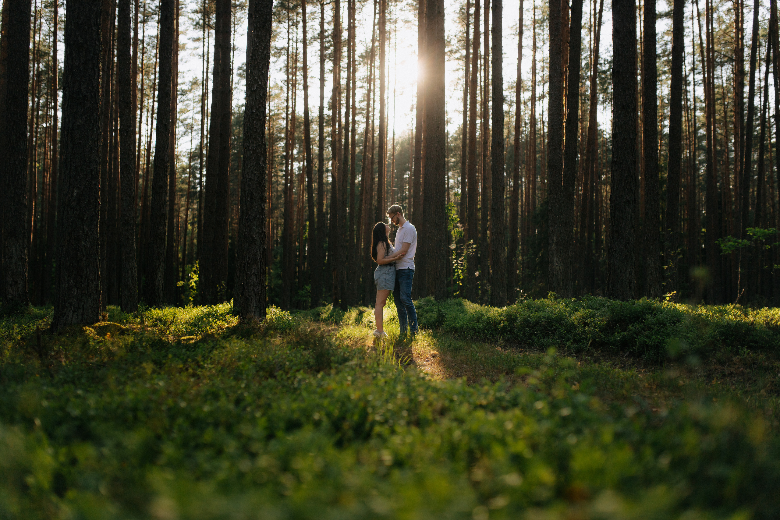 Priešvestuvinė fotosesija Kazlų Rūdos miškuose