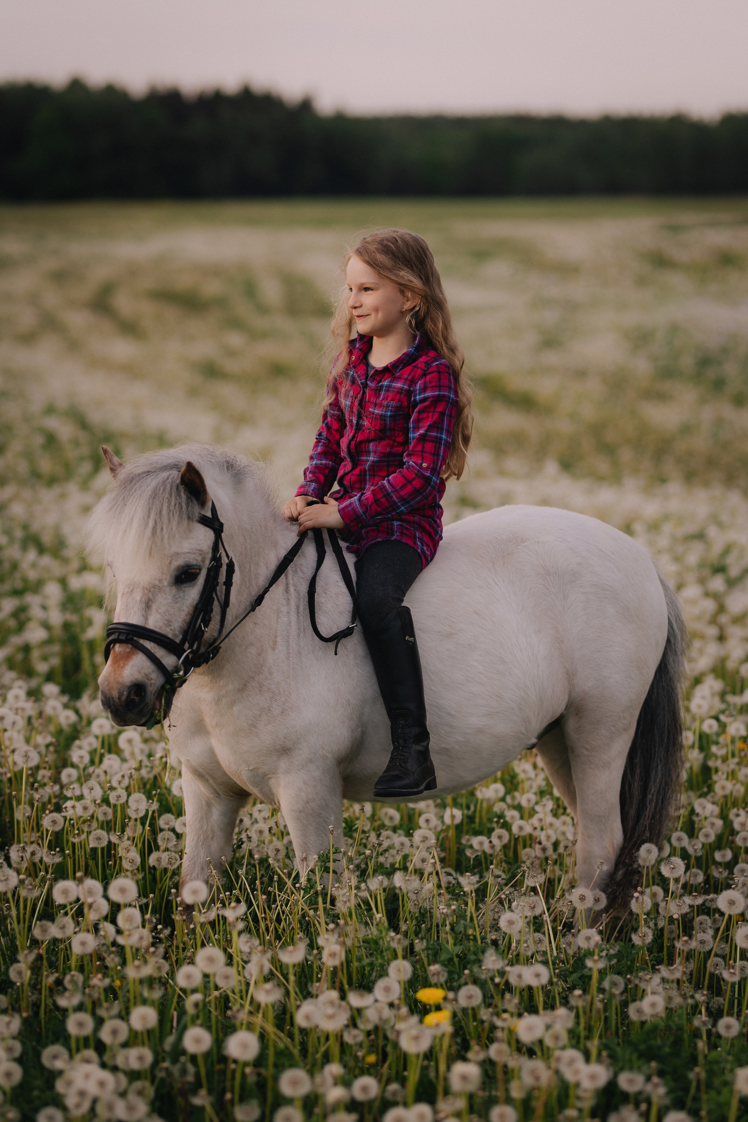 Vaikų fotosesija su poniu Marijampolėje