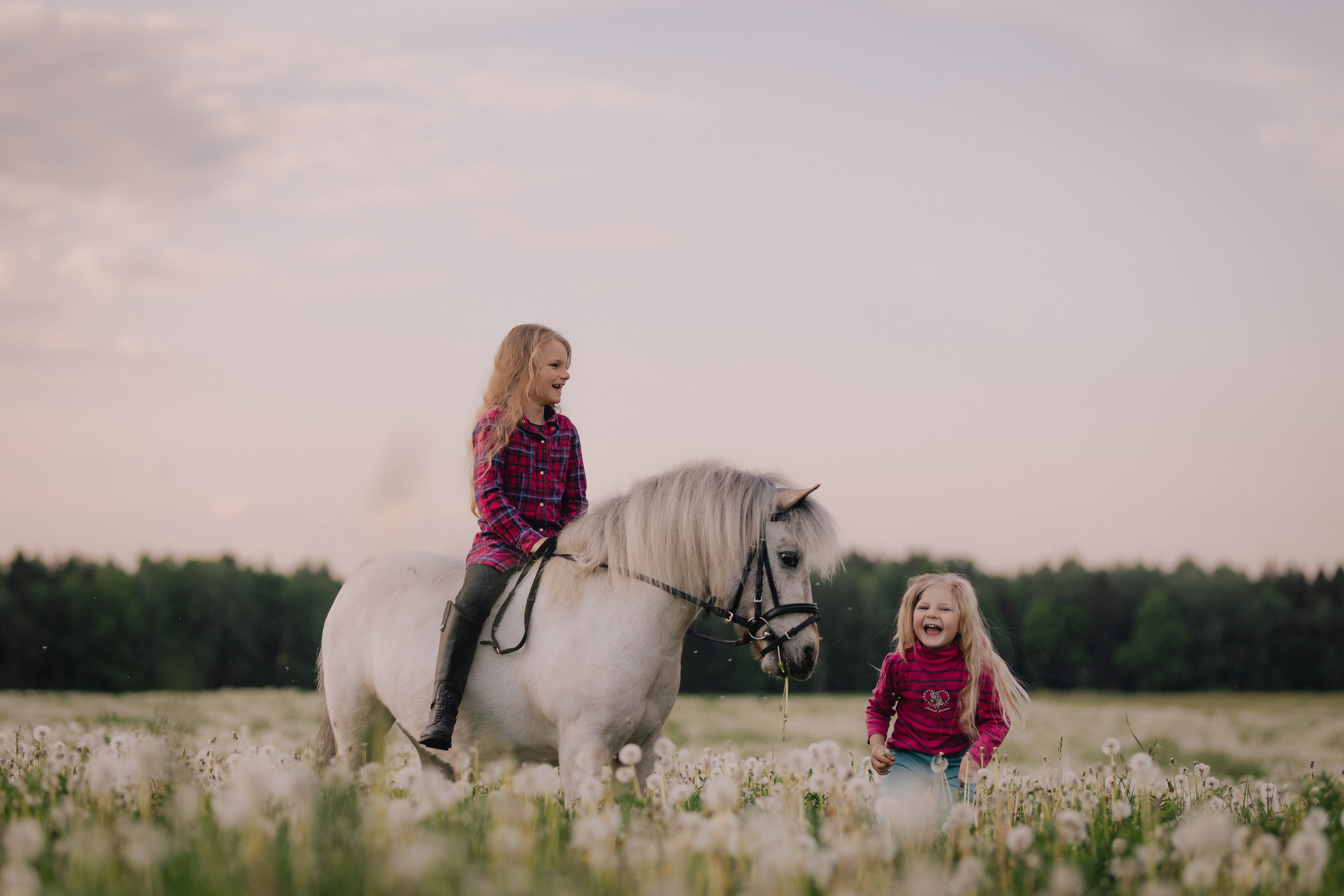 Vaikų fotosesija su poniu Marijampolėje
