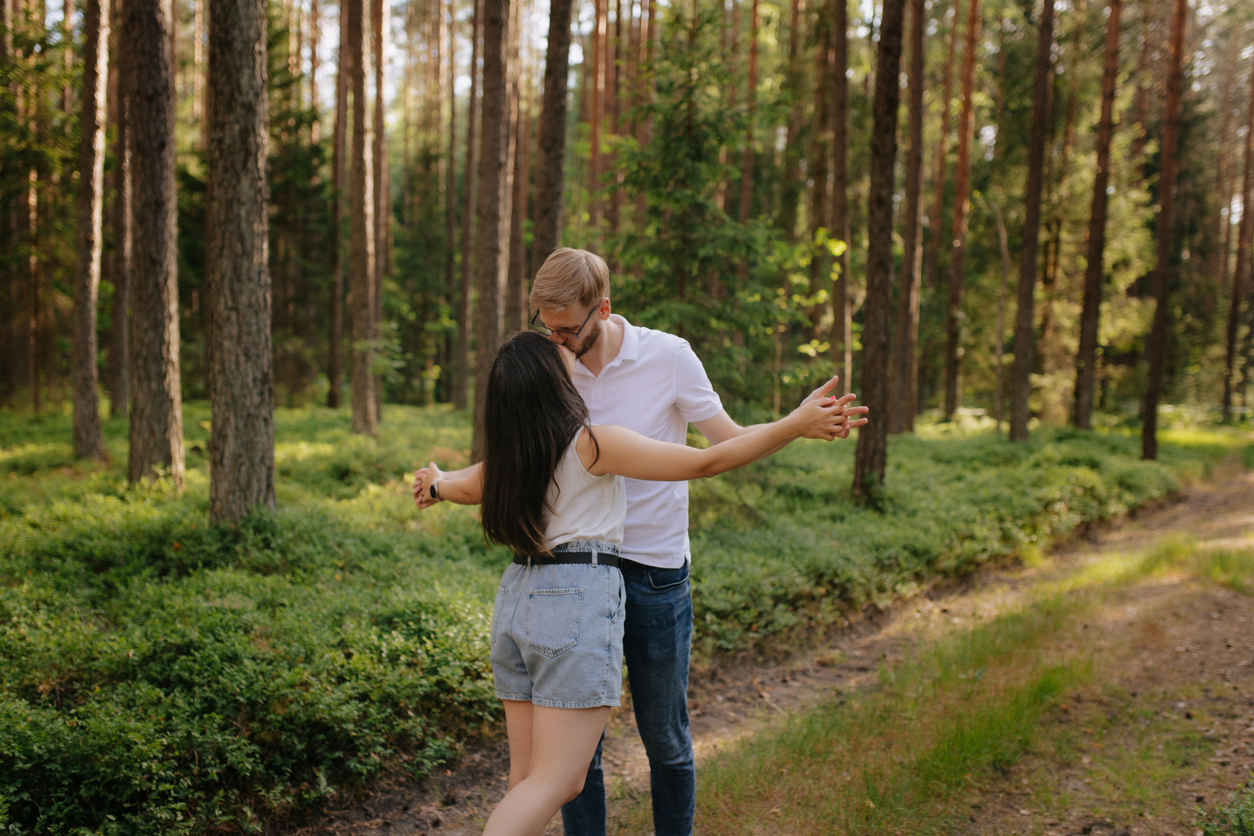 Priešvestuvinė fotosesija Kazlų Rūdos miškuose