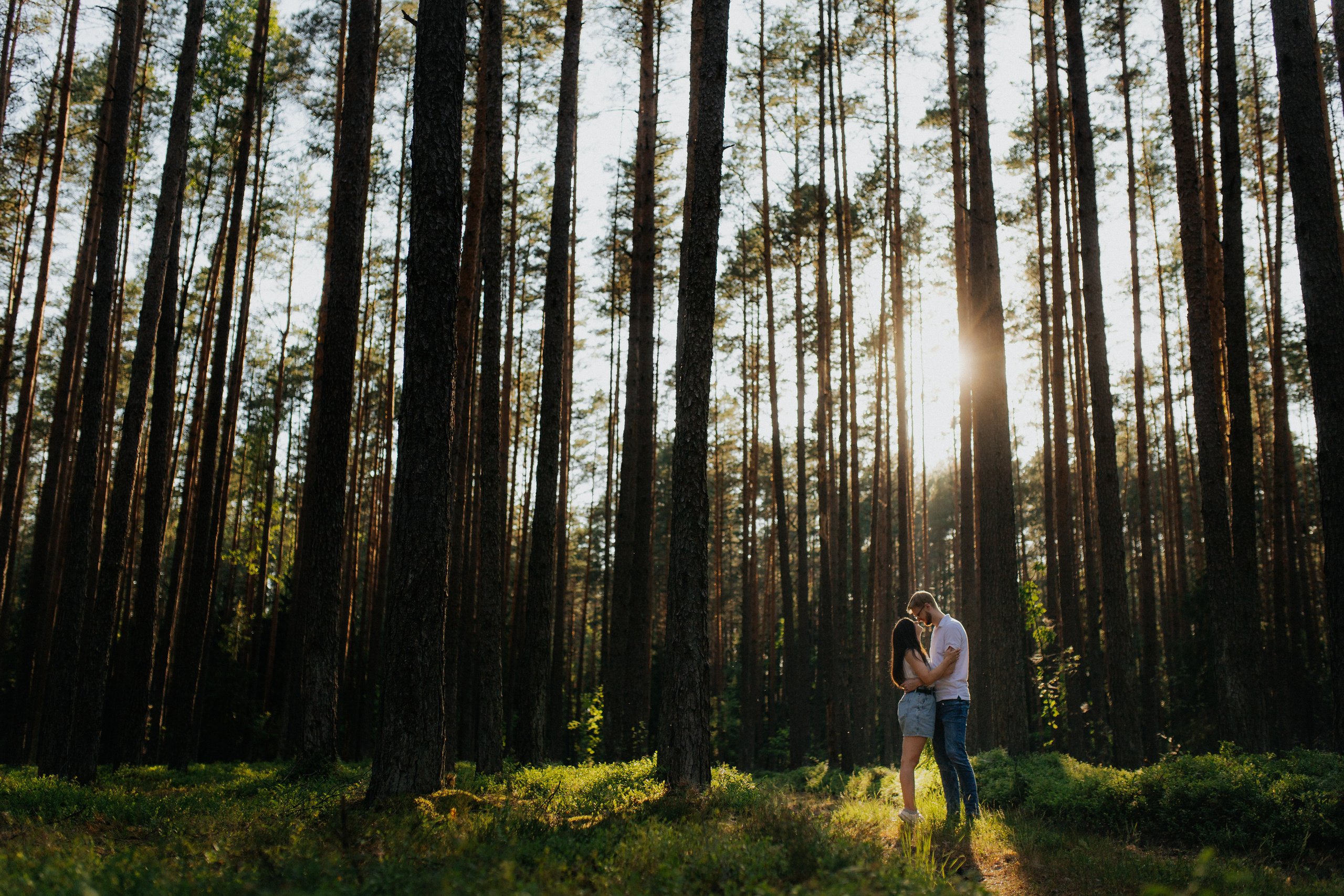 Priešvestuvinė fotosesija Kazlų Rūdos miškuose