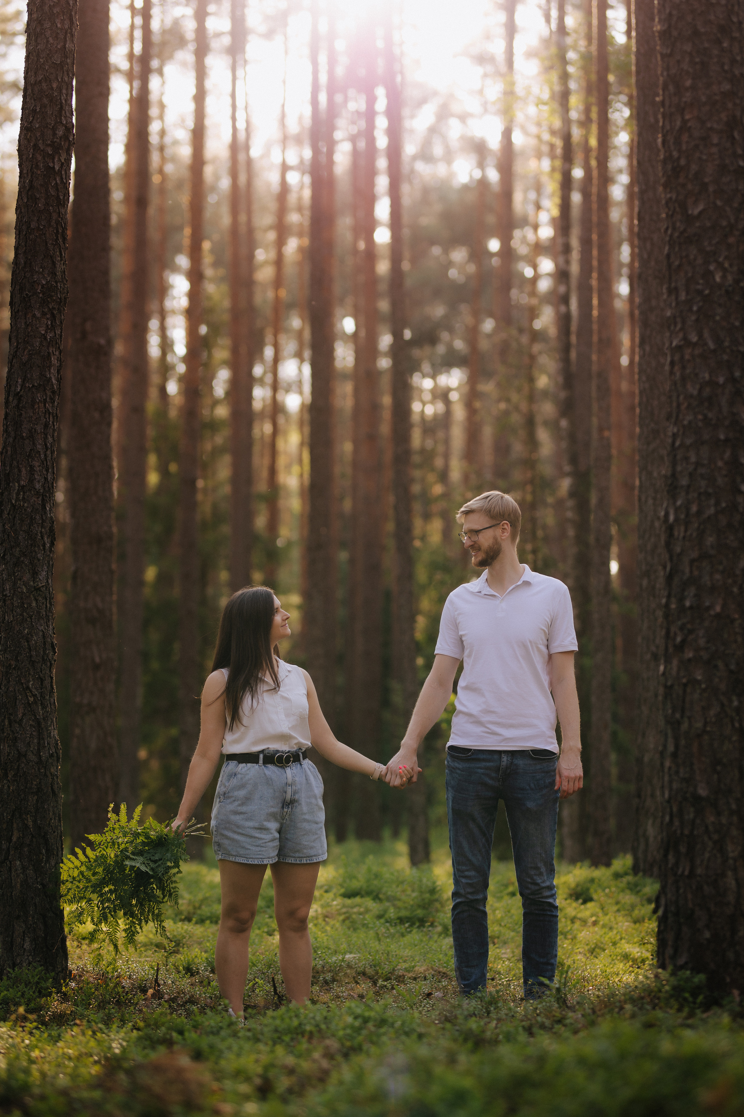 Priešvestuvinė fotosesija Kazlų Rūdos miškuose