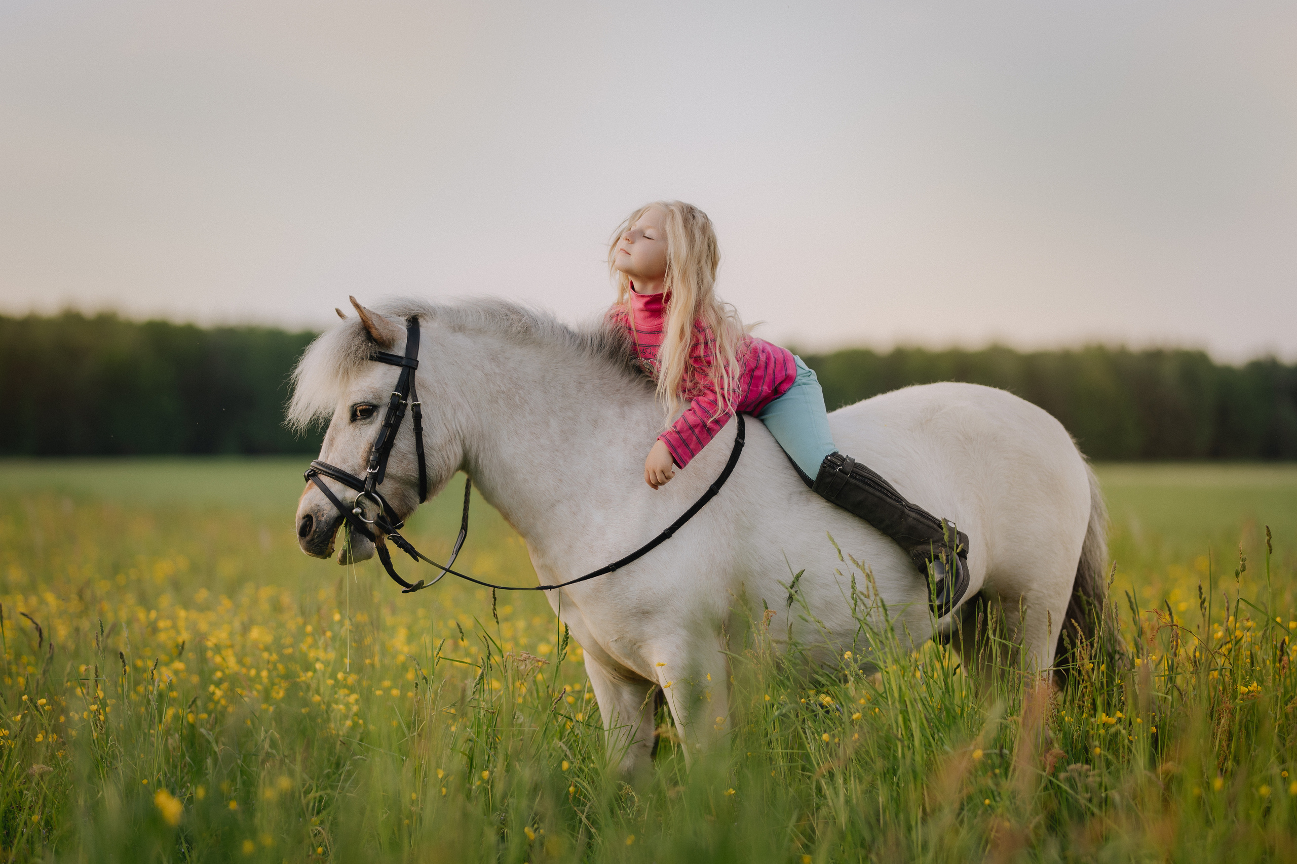 Vaikų fotosesija su poniu Marijampolėje