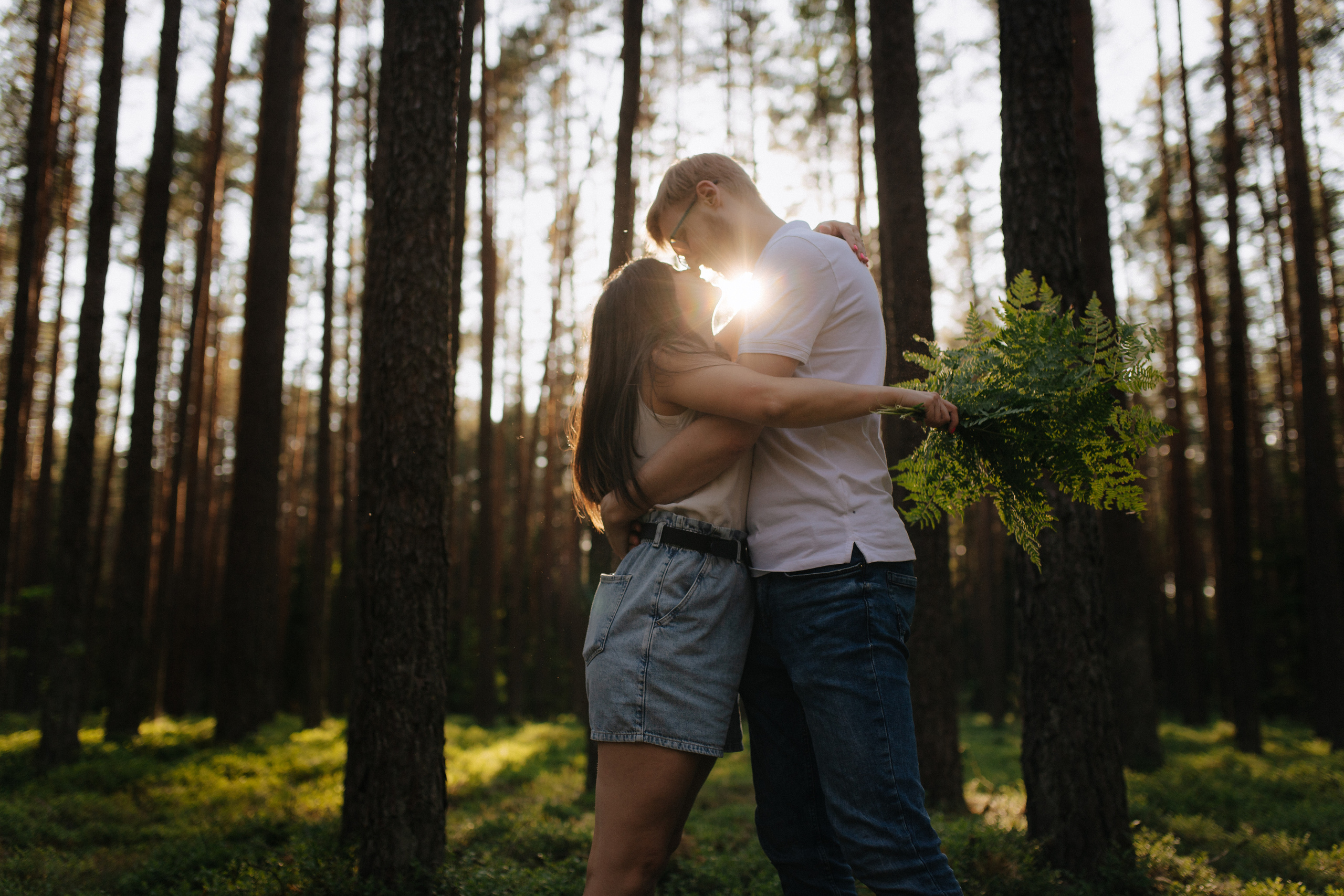 Priešvestuvinė fotosesija Kazlų Rūdos miškuose