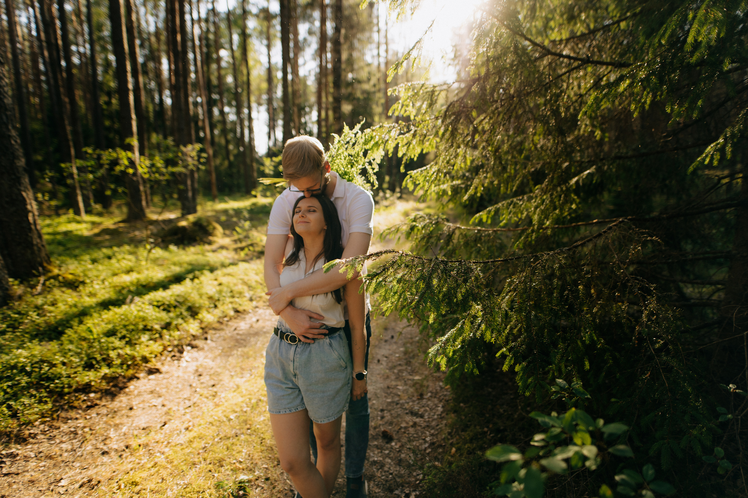 Priešvestuvinė fotosesija Kazlų Rūdos miškuose