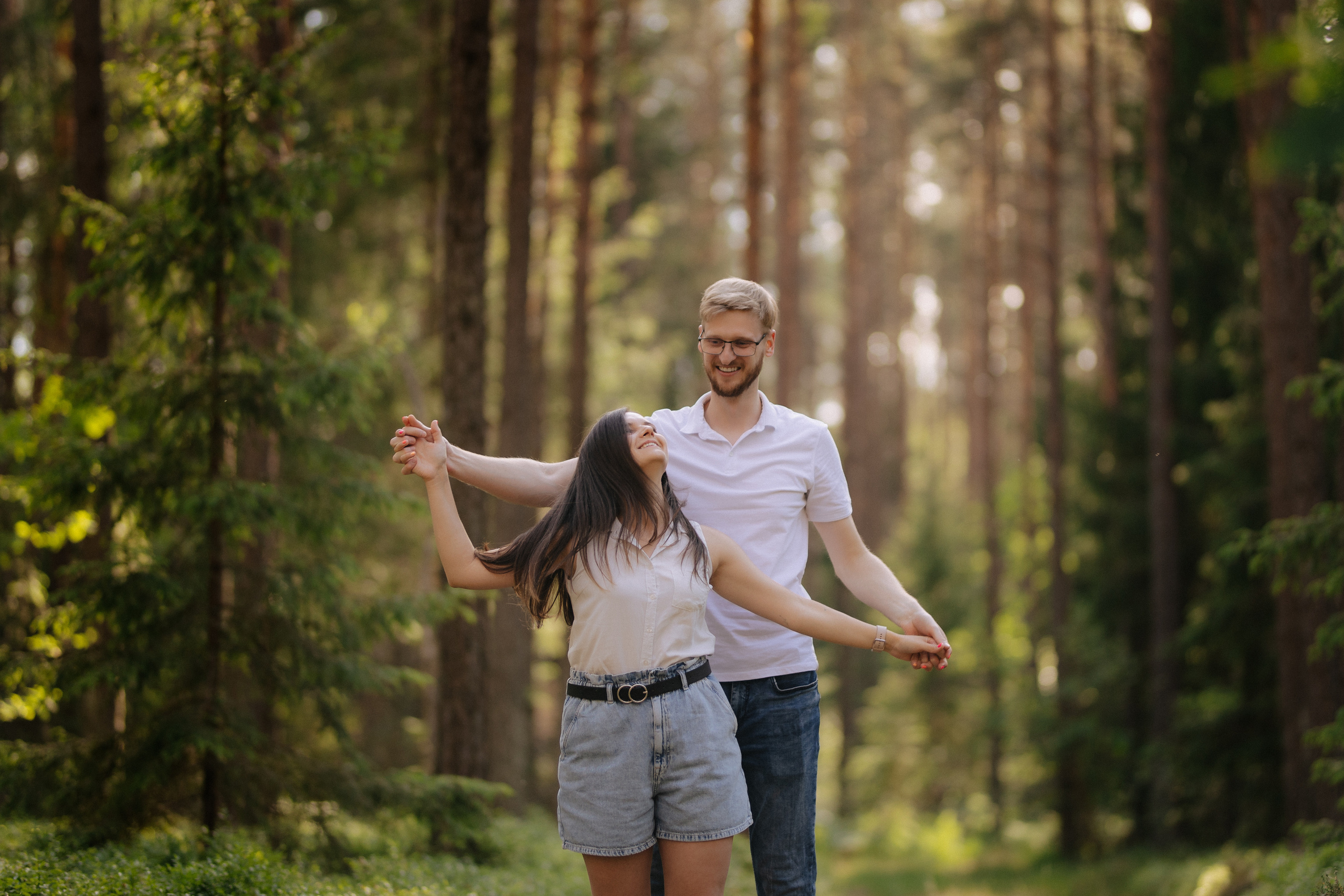 Priešvestuvinė fotosesija Kazlų Rūdos miškuose