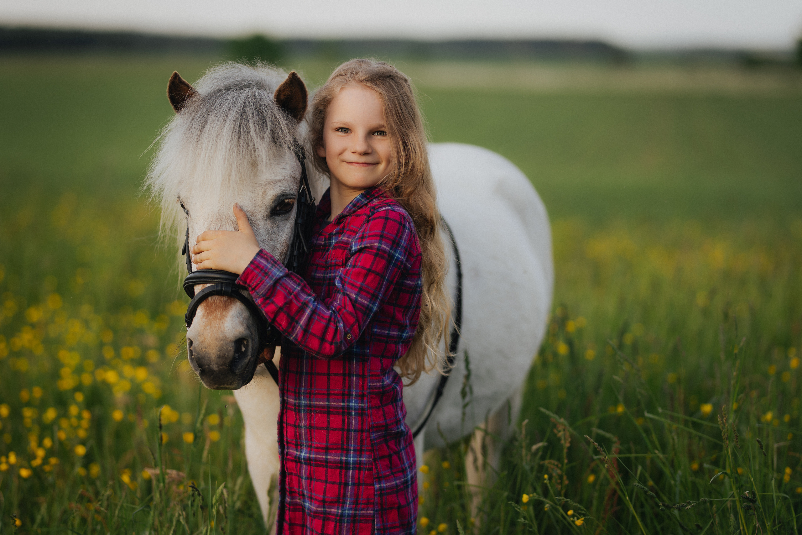 Vaikų fotosesija su poniu Marijampolėje