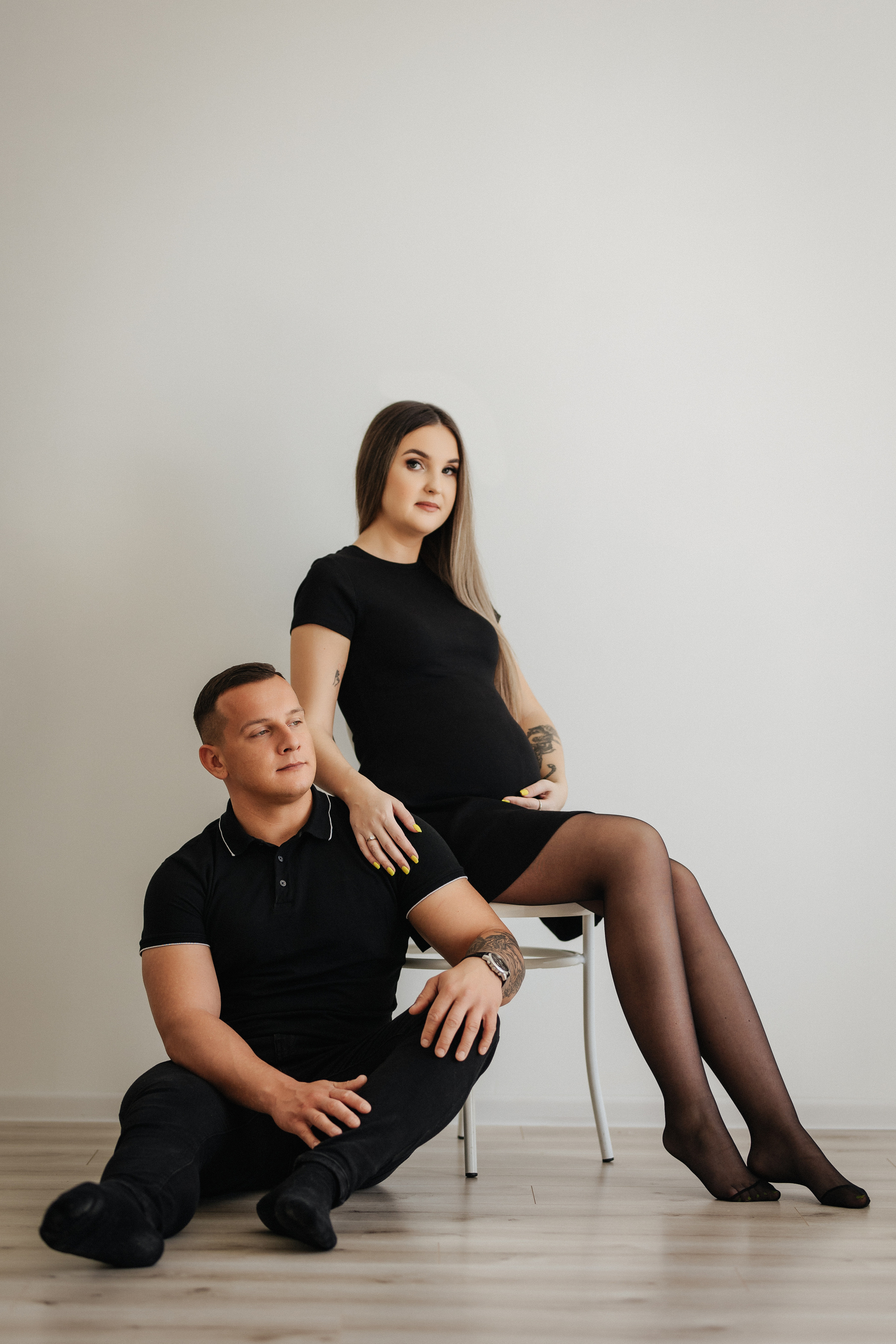 Laukimo (nėščiosios) fotosesija Marijampolėje, fotostudijoje