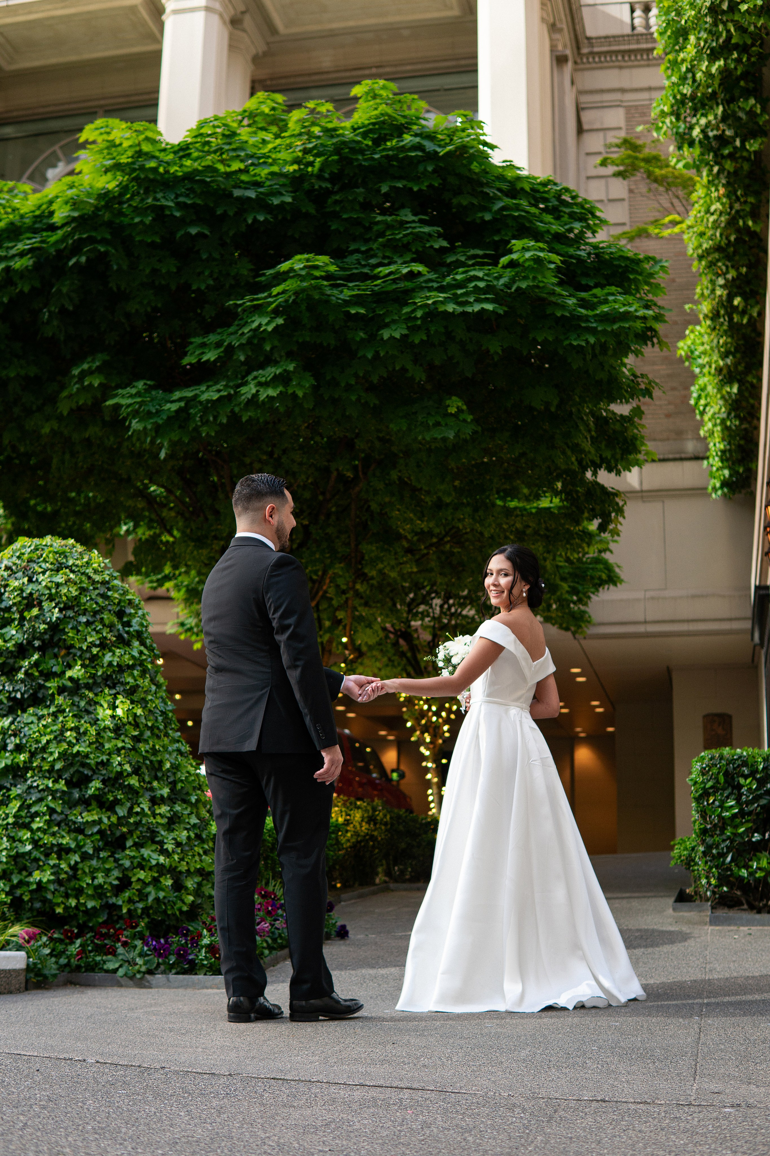 Bessie and Julio | Wedding Portrait session. Photographer in Washington Sophia D