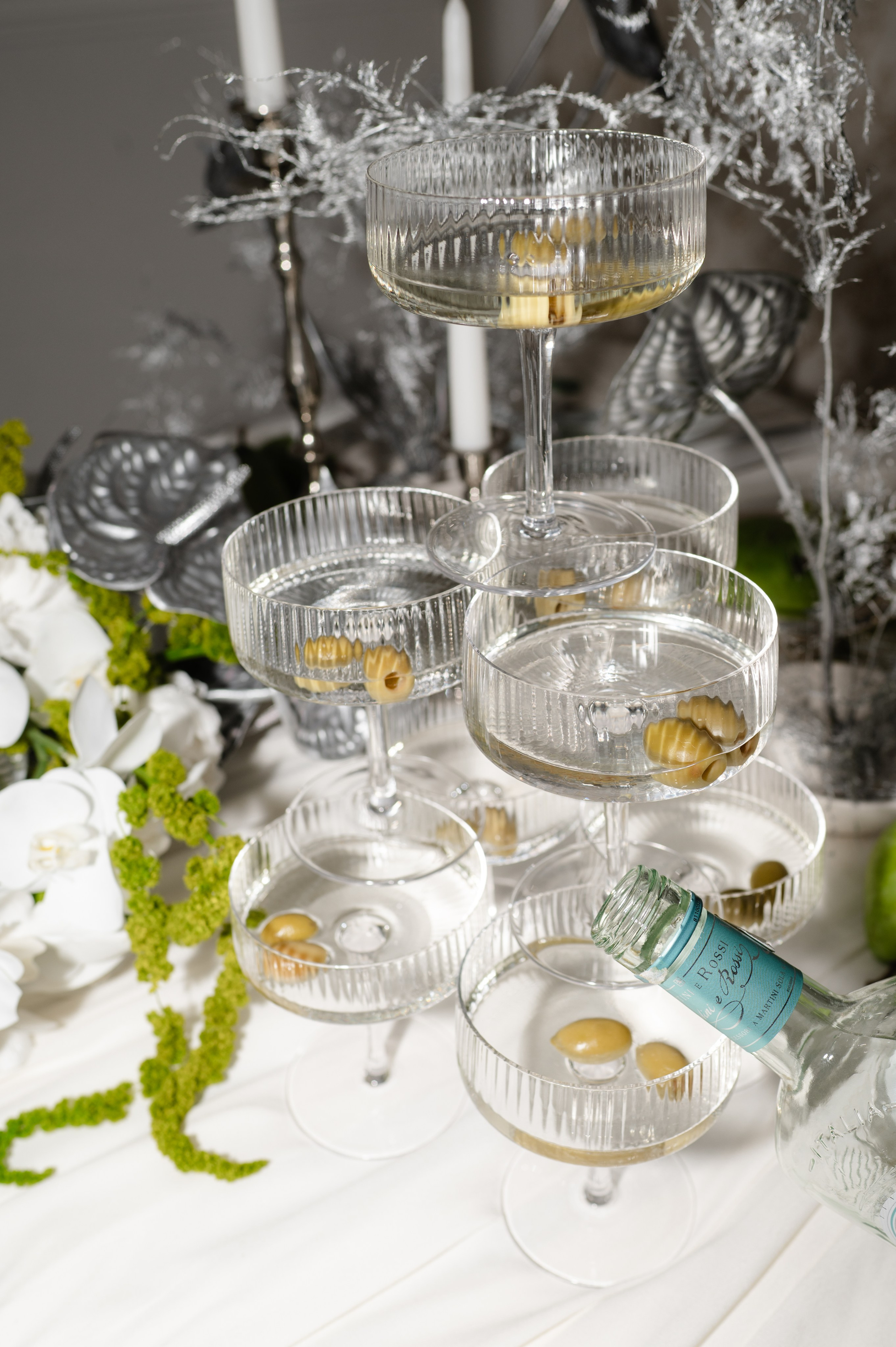 Bride with a concept silver Chrome. Alexandra Hanu Photographer