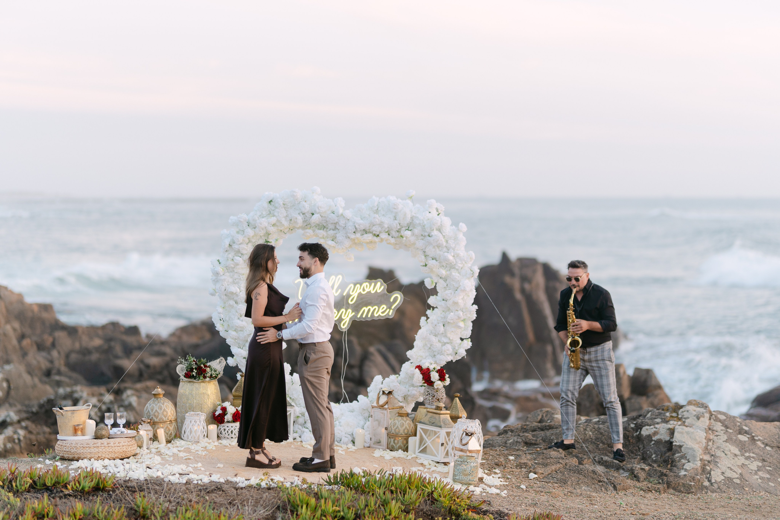 Wedding Proposal at the Beach. Davi Valente