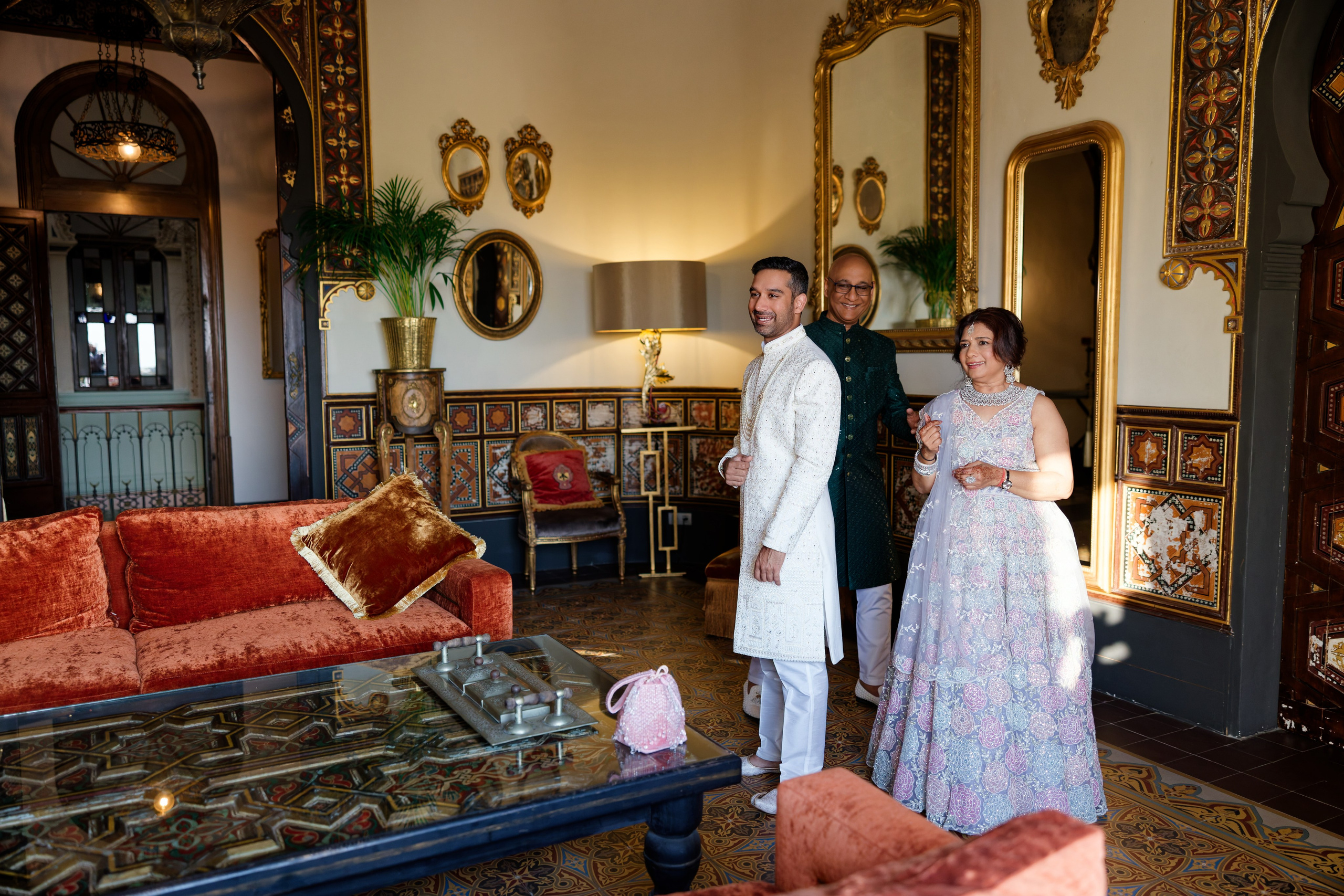 Indian wedding at Gran Villa Rosa, Barcelona