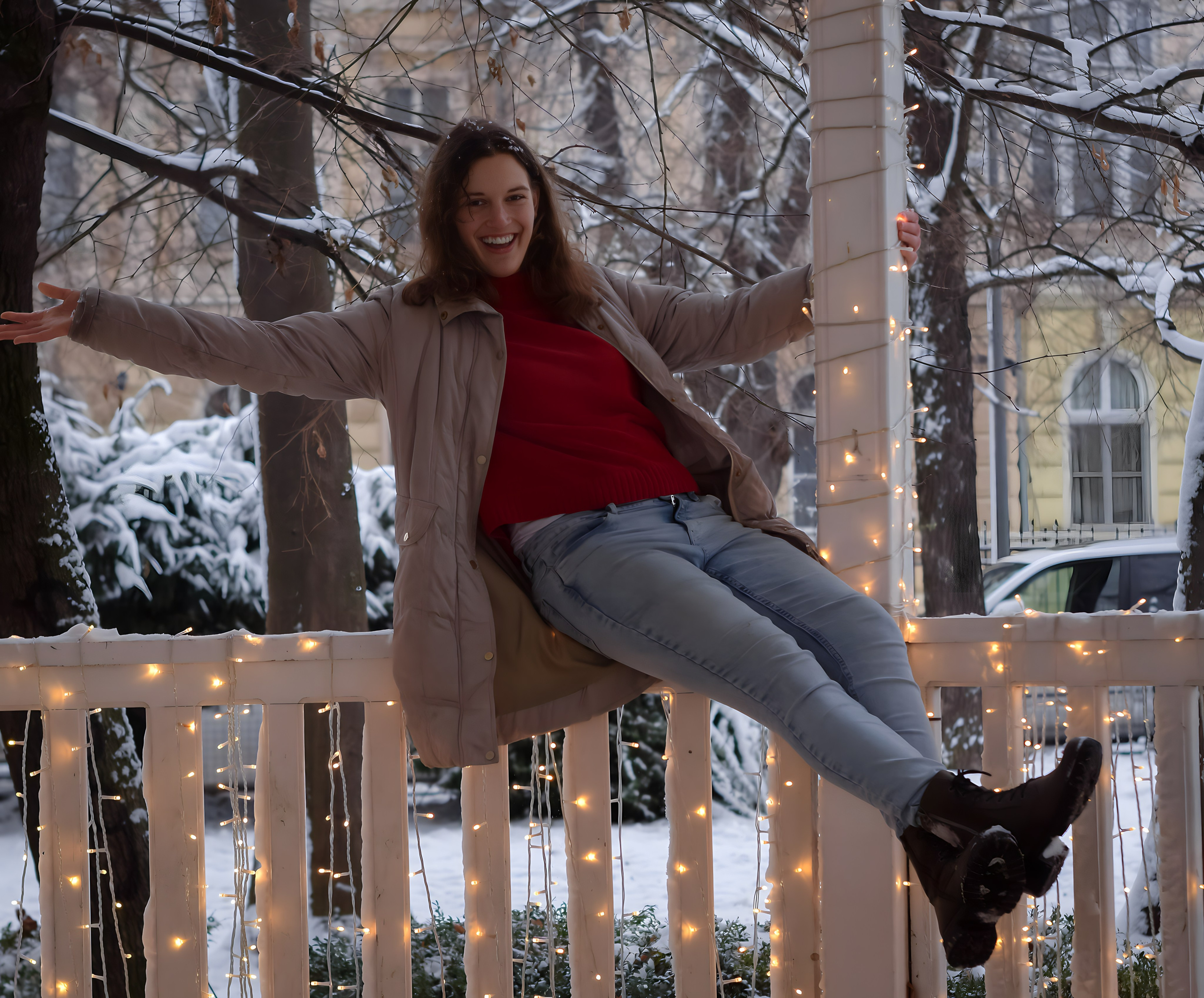 Первый снег в Нови-Саде…. Виктория Федосеенко, фотограф в Сербии