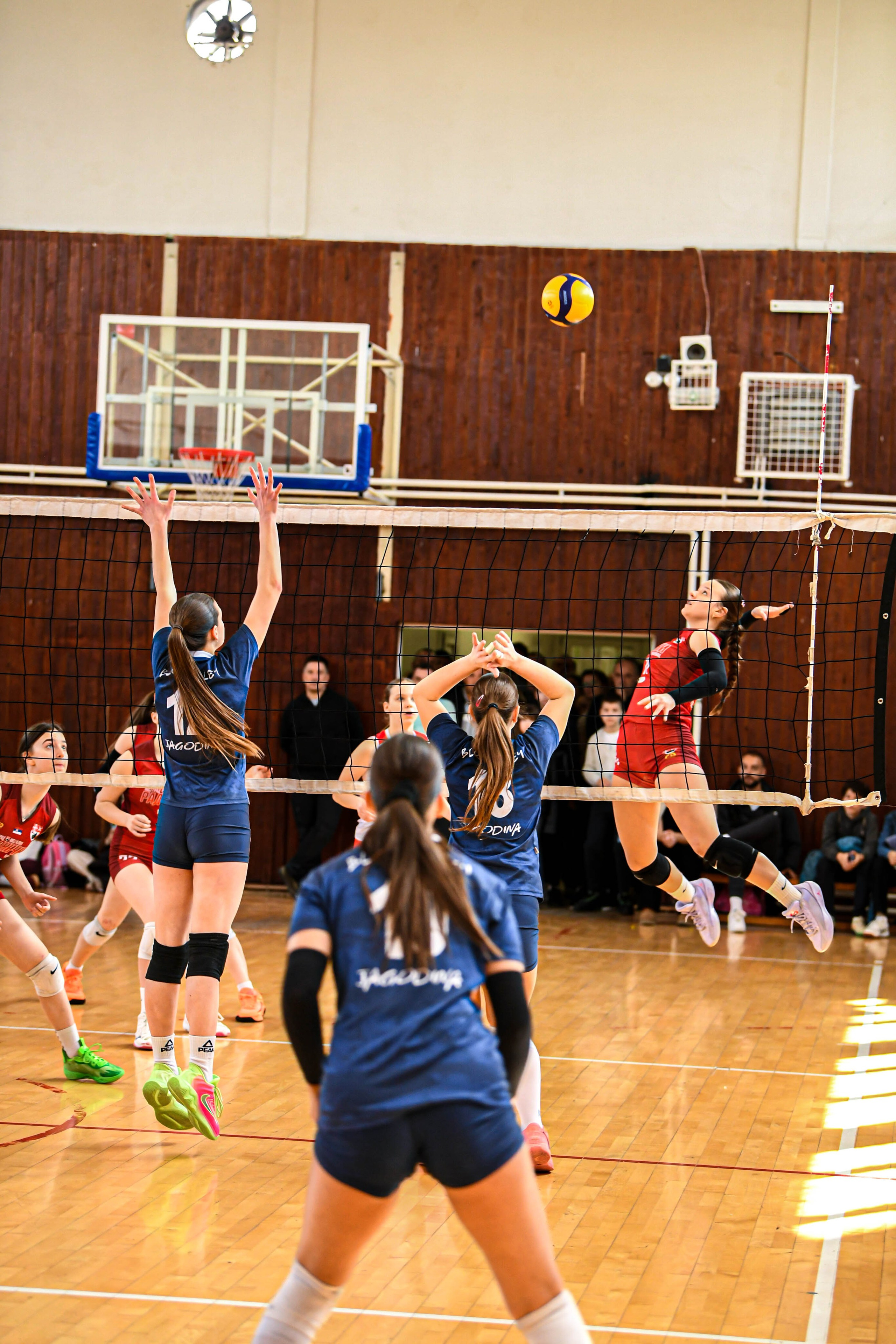 Odbojka 22.03.  Radnicki KG — BlockVolley JAG. Foto Simic Jagodina
