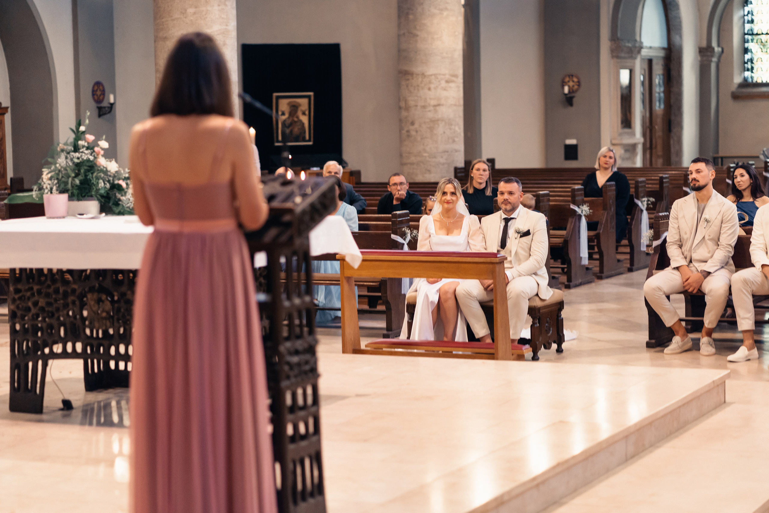 D & M im Restaurant Elfrather Mühle. Wedding Photographer Germany