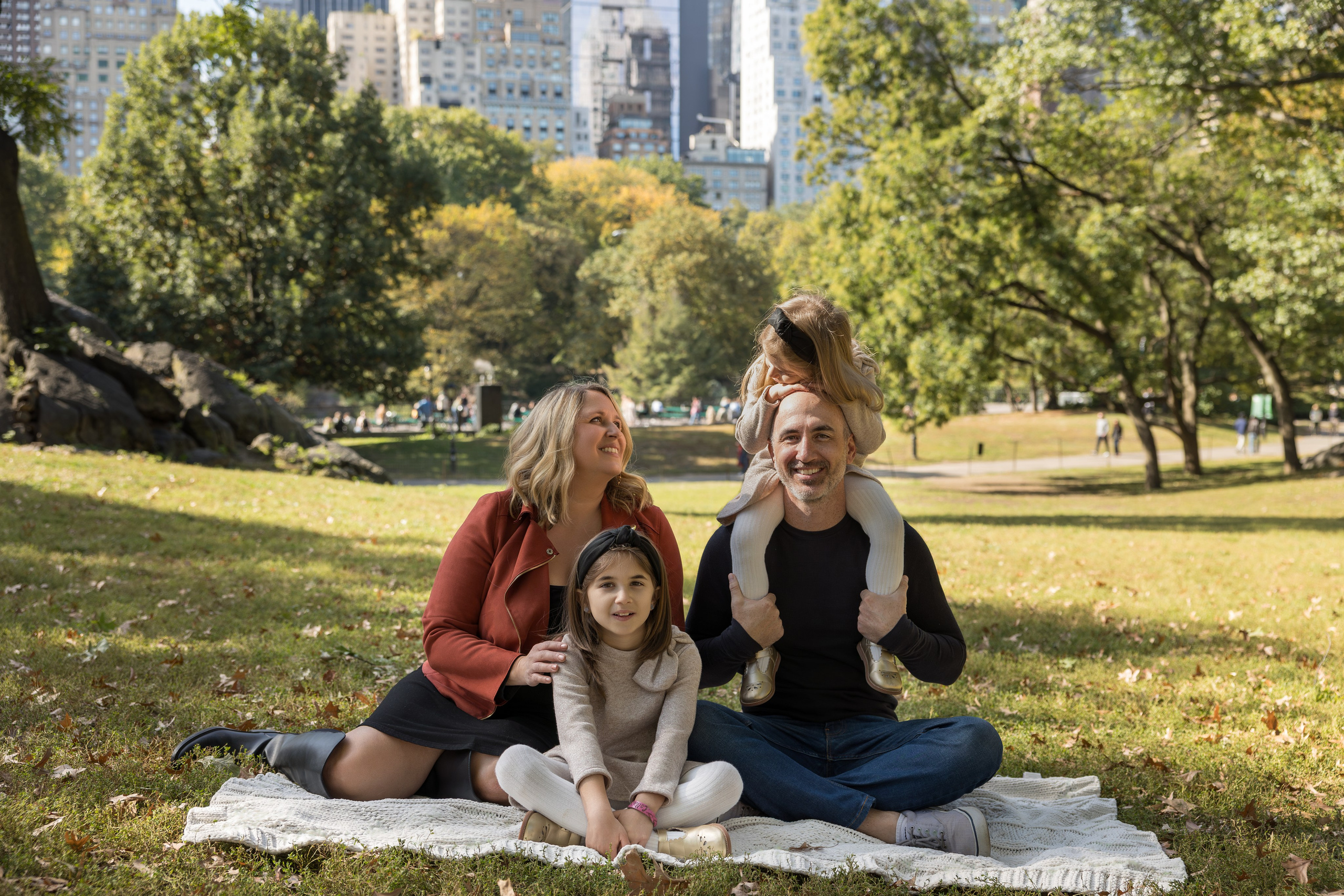 Together in Central Park. Family, lifestyle, and commercial photography in New York and New Jersey