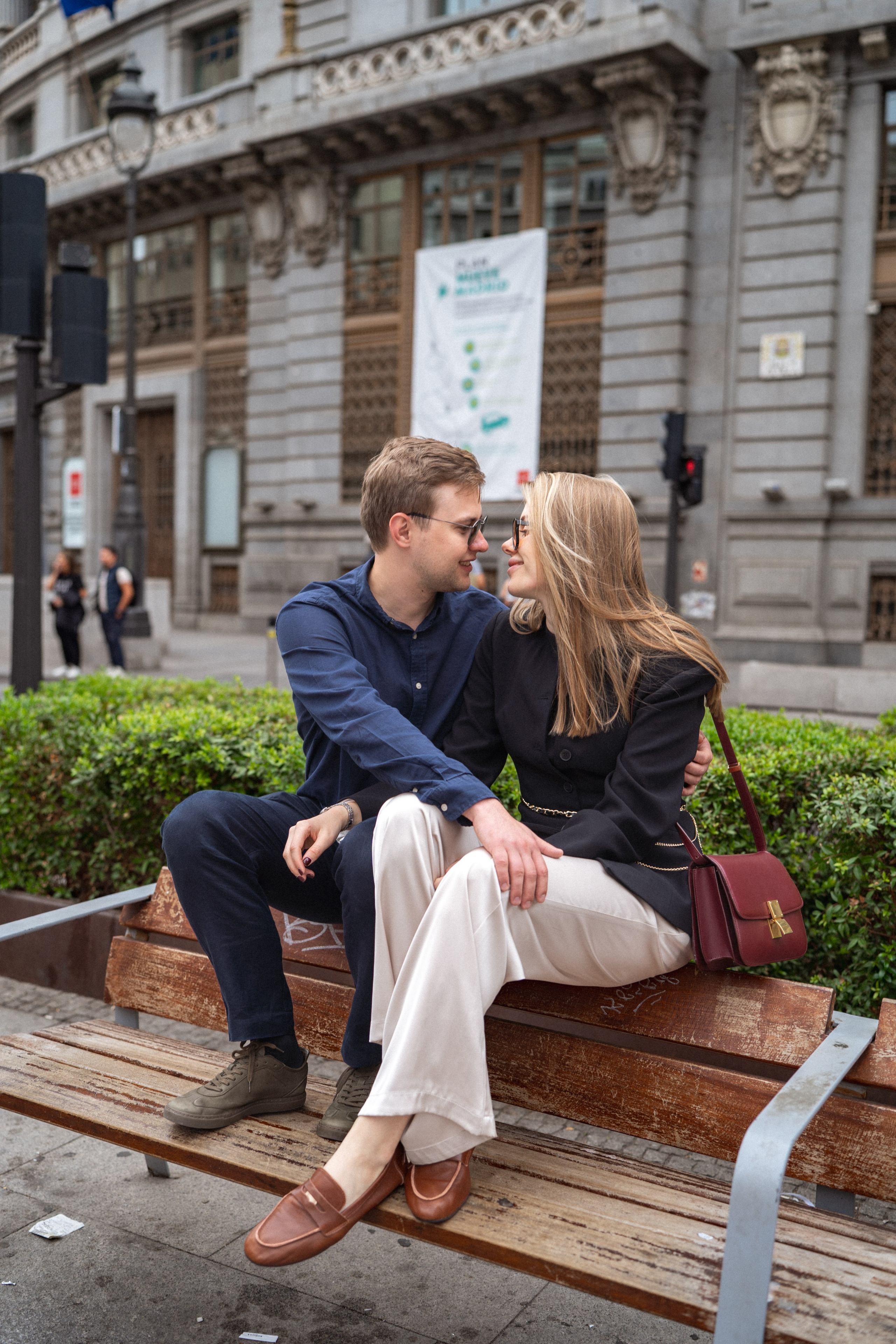 Marriage Proposal in Madrid historic Center. Photographer in Madrid, Spain. Alyona Belyaninova