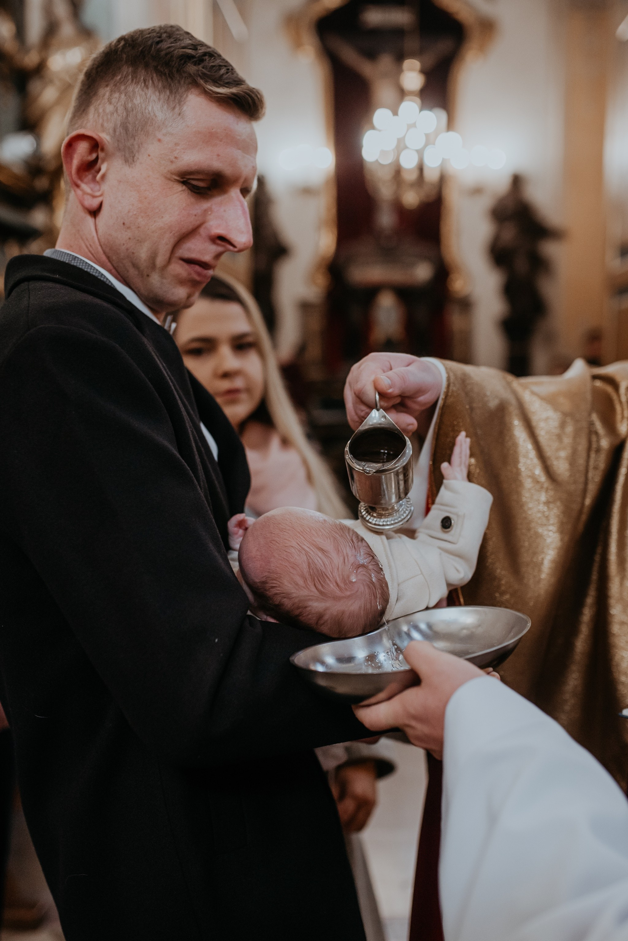 Chrzest Święty Antosia. Dominika Strachacka Fotografia | Fotograf ślubny i rodzinny Opole Lubelskie Lublin