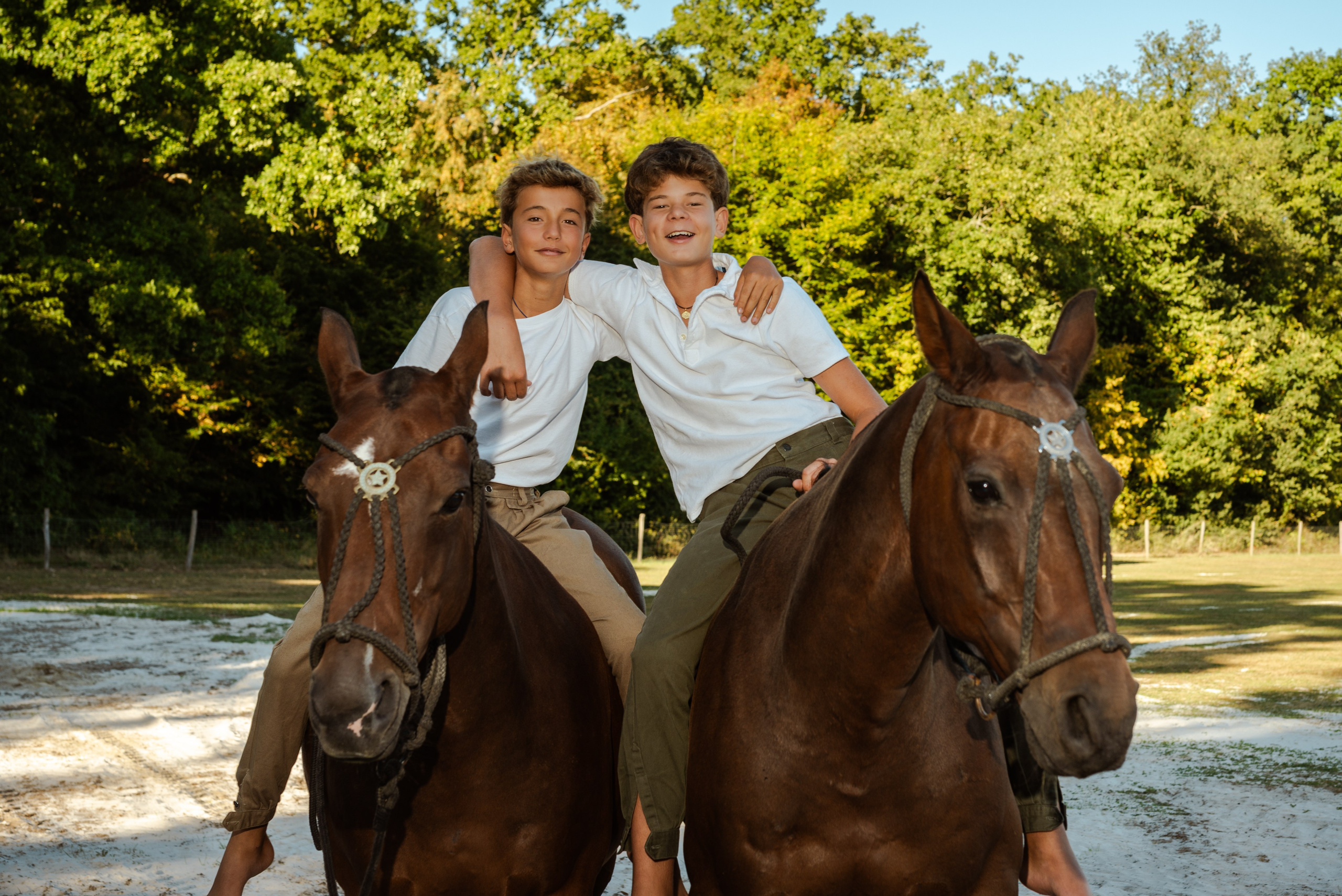 Photo shoot with horses