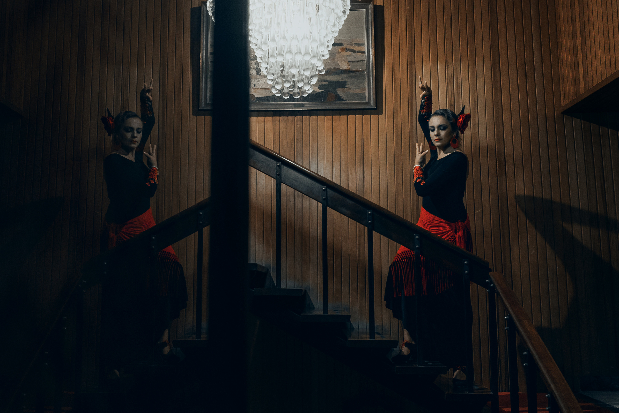 Photoshoot for a flamenco dancer in Spain