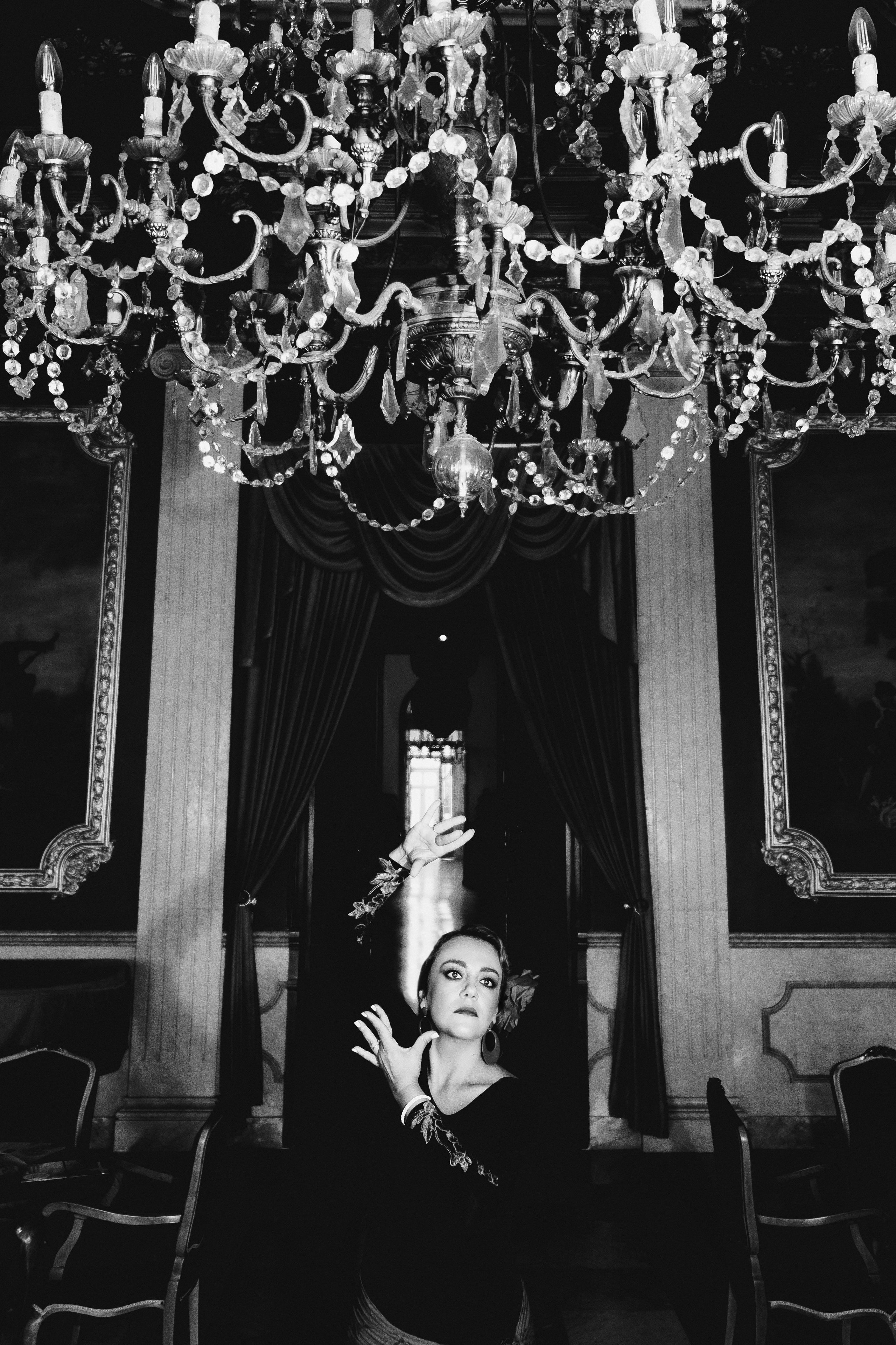 Photoshoot for a flamenco dancer in Spain