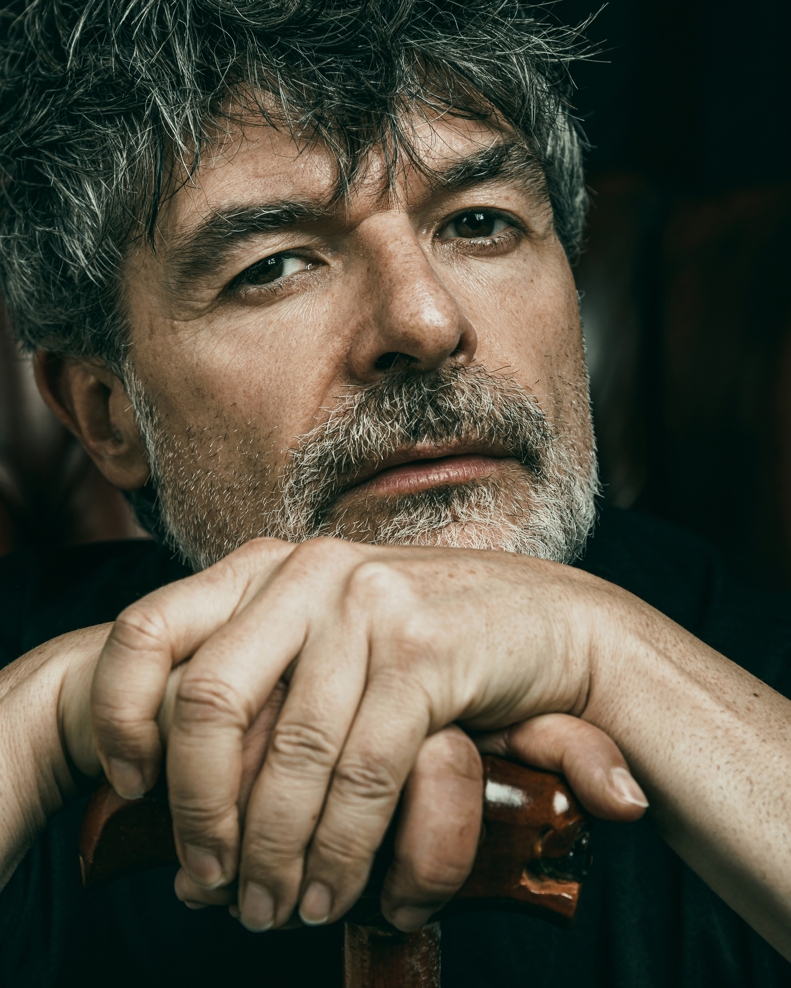 Nacho Guerreros. Studio photo session for a Spanish actor